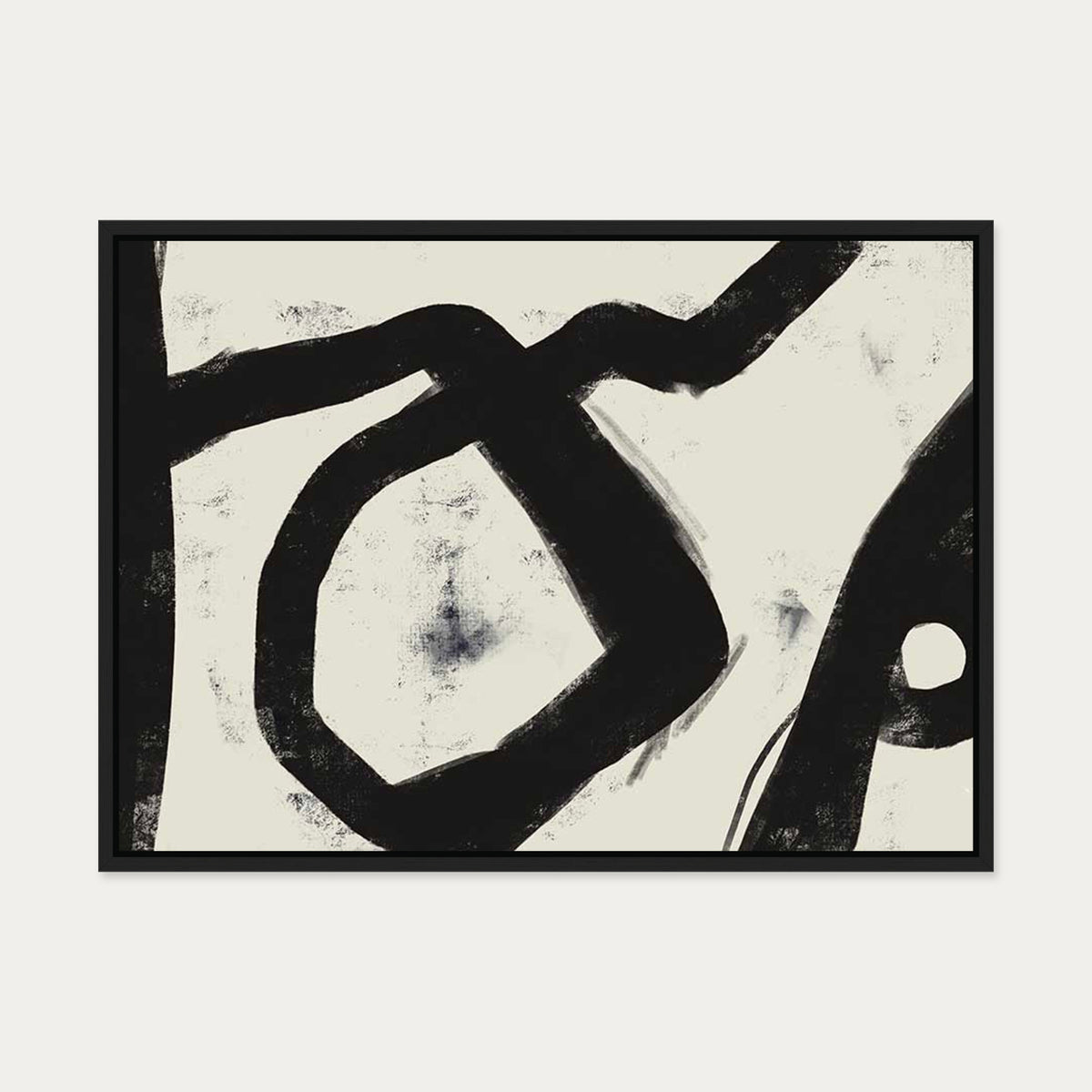 Enigma Canvas Art — 50 x 70 cm — Black Frame