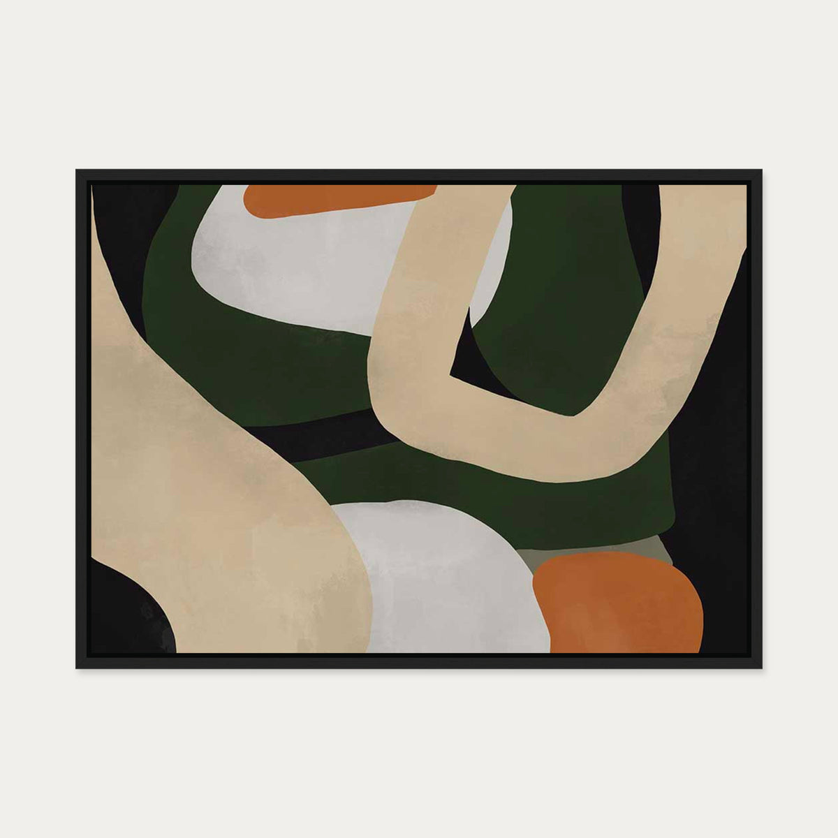 The Morning After Canvas Art — 50 x 70 cm — Black Frame