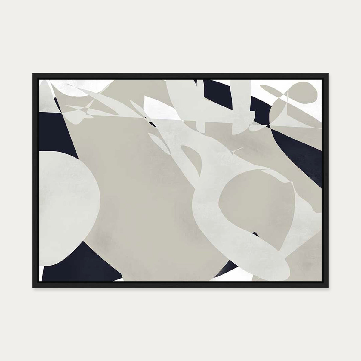 Modern Landscape Canvas Art — 50 x 70 cm — Black Frame