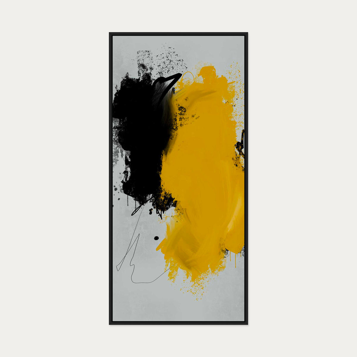 Amplified Canvas Art — 130 x 60 cm — Black Frame