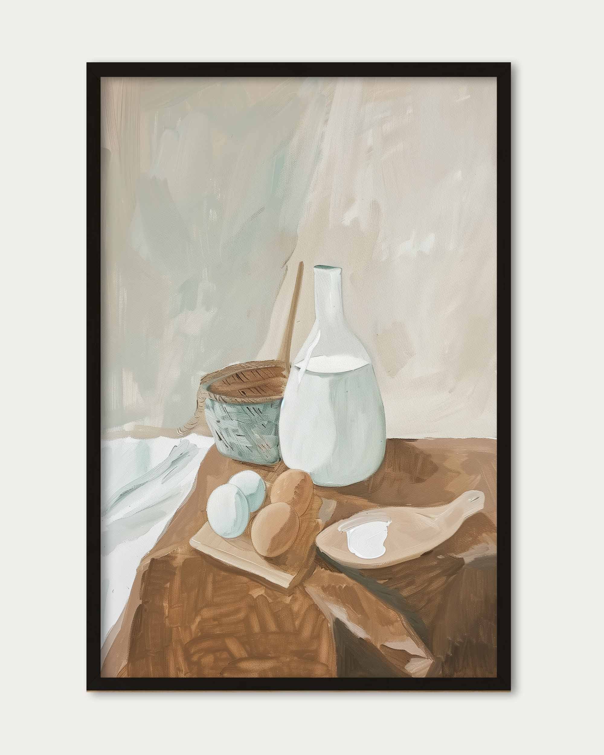Still Life Milk Jug Art Print