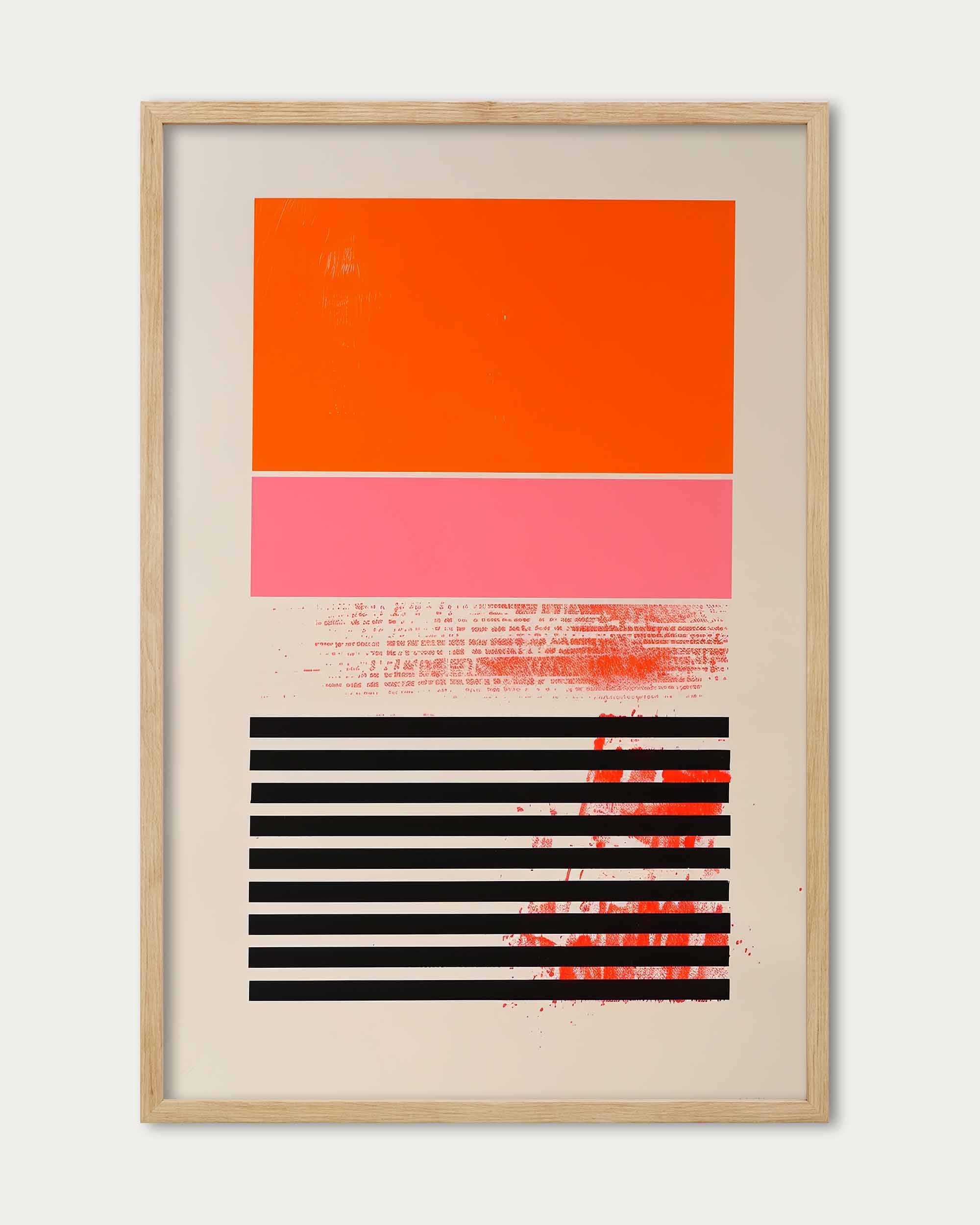 Red Block Art Print