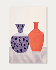 Two Vases II Art Print