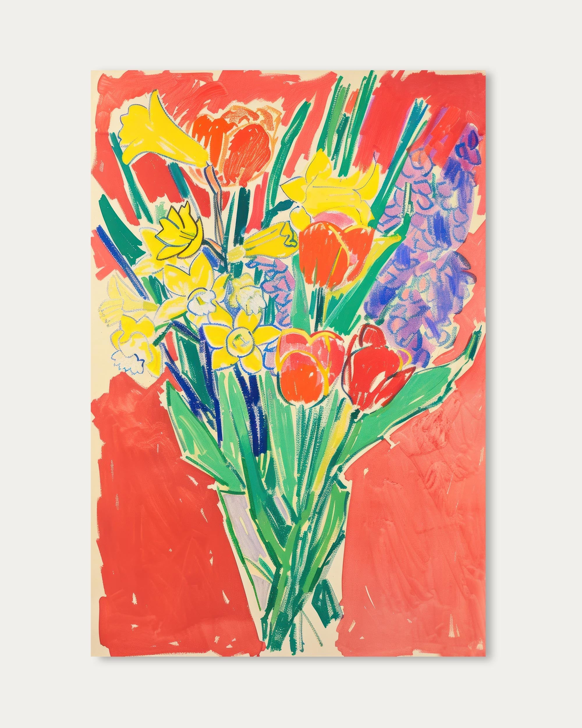 Burst Of Colour II Art Print