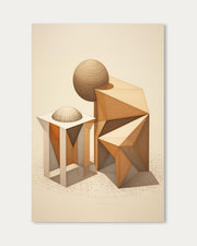 Cubic Figure Art Print