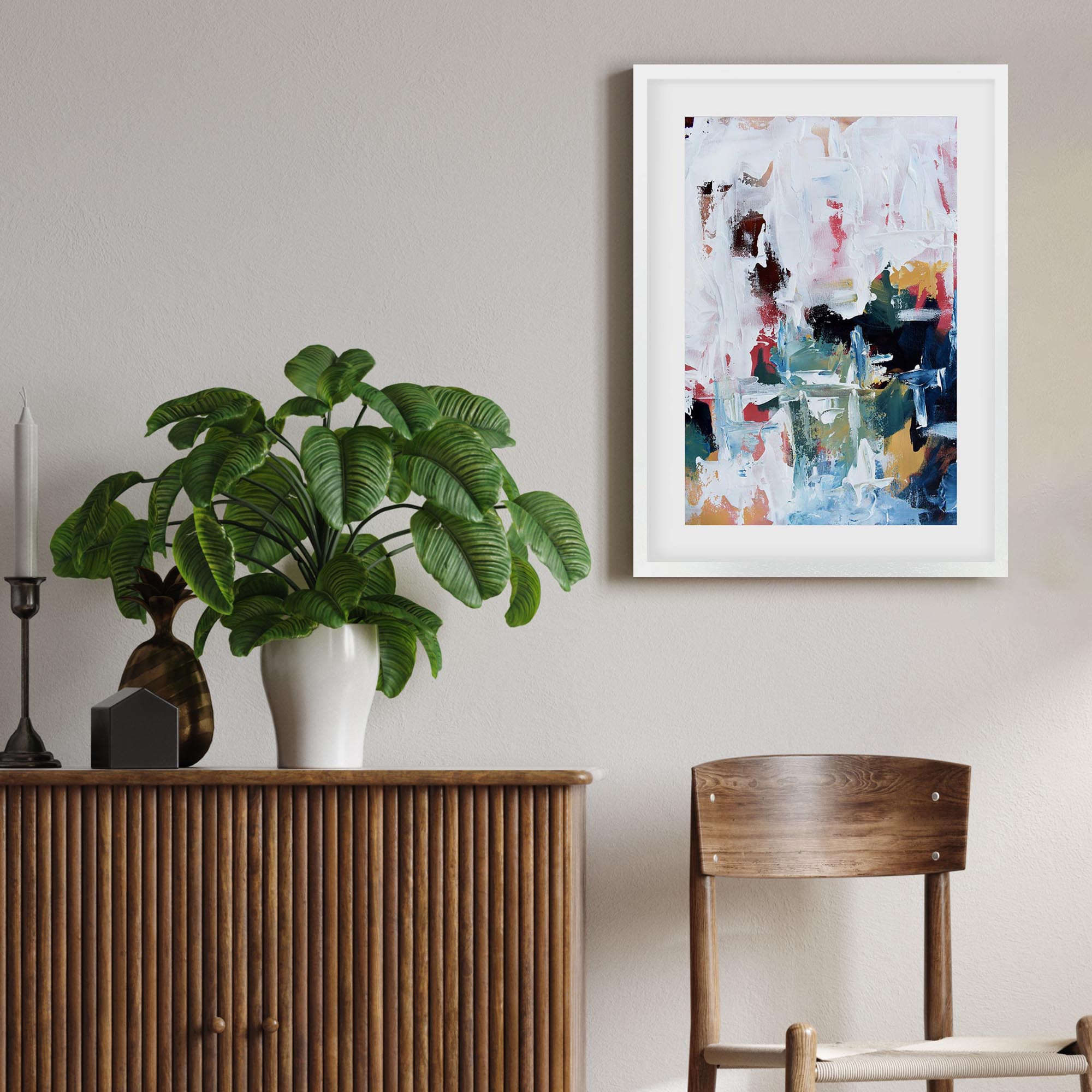 Abstract 184 Framed Art