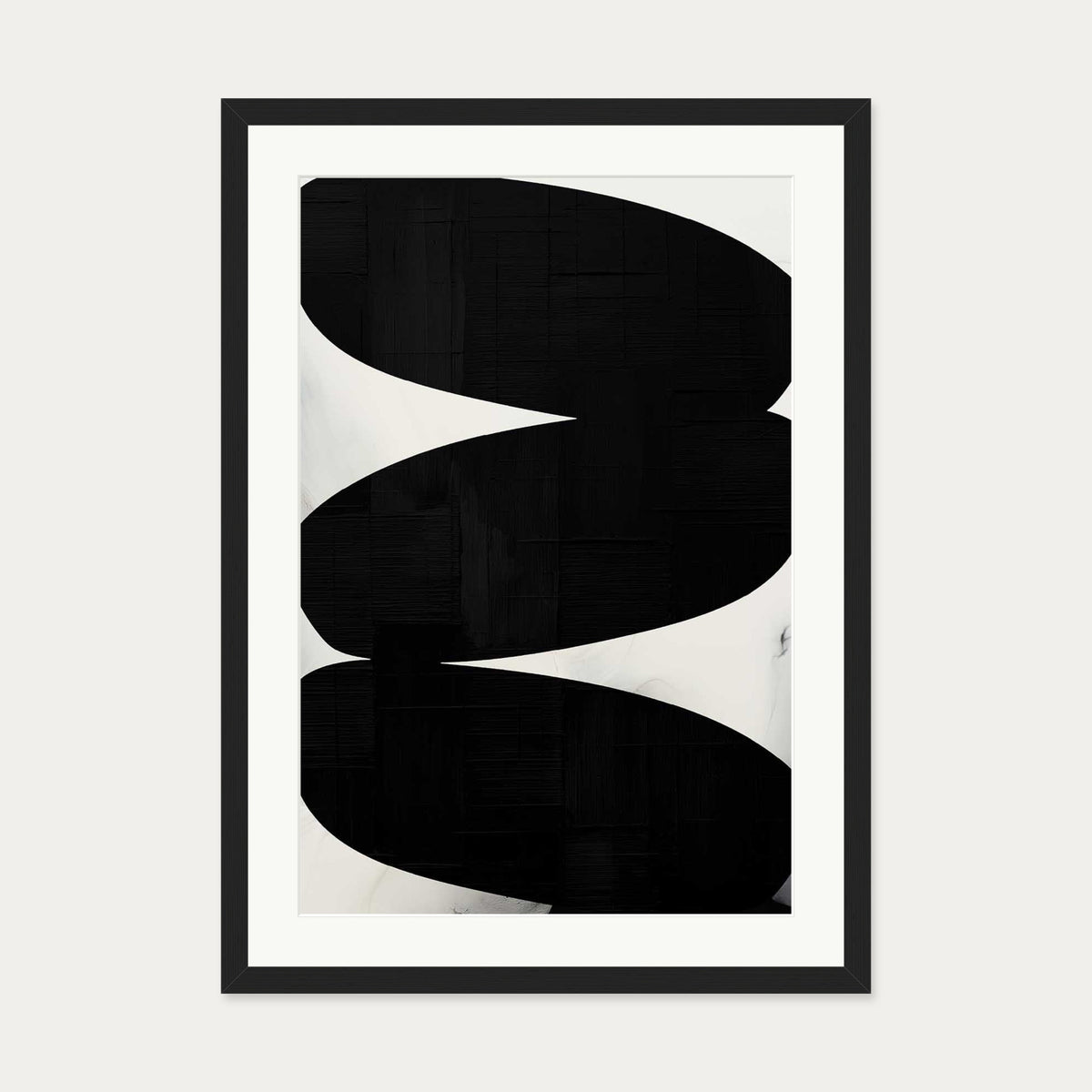 Balancing Expression Art Print — 50 x 70 cm — Black Frame