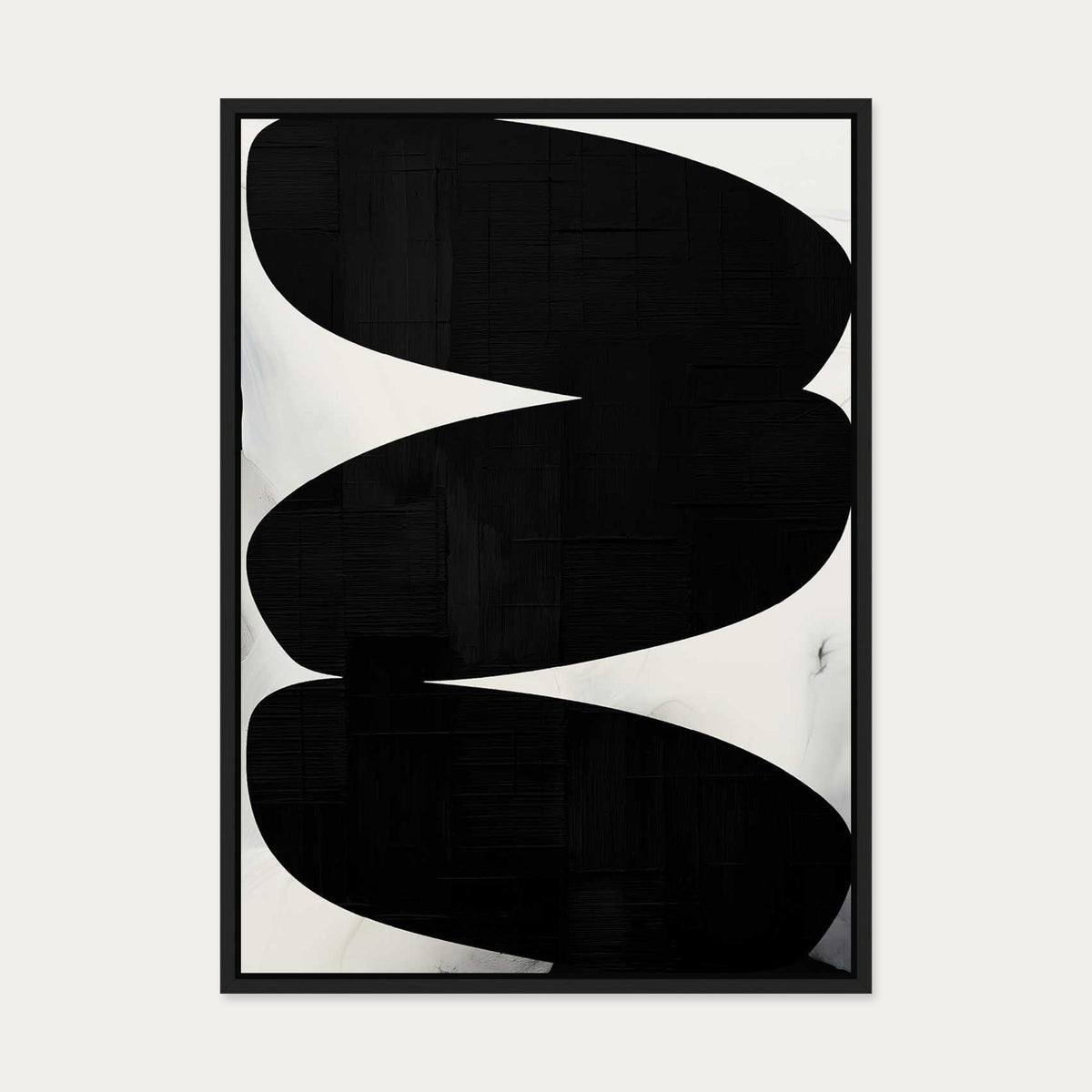Balancing Expression Canvas Art — 50 x 70 cm — Black Frame