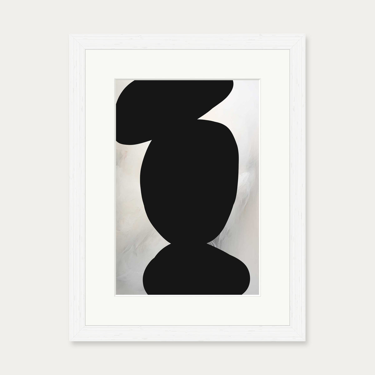 Balancing Expression II Art Print — 30 x 40 cm — White Frame
