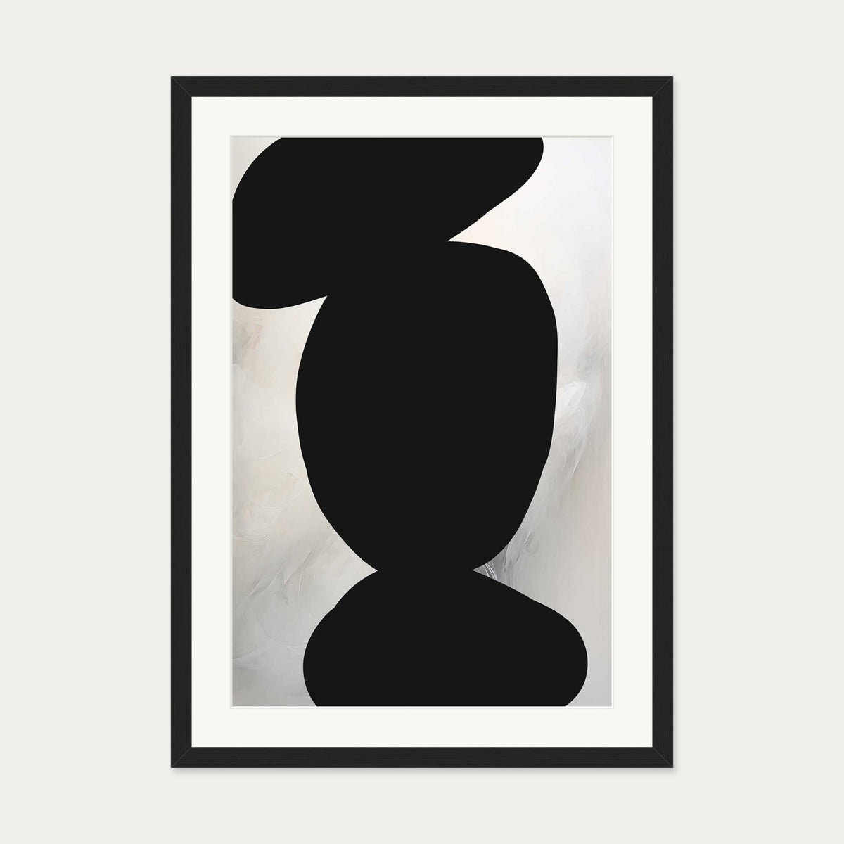 Balancing Expression II Art Print — 50 x 70 cm — Black Frame