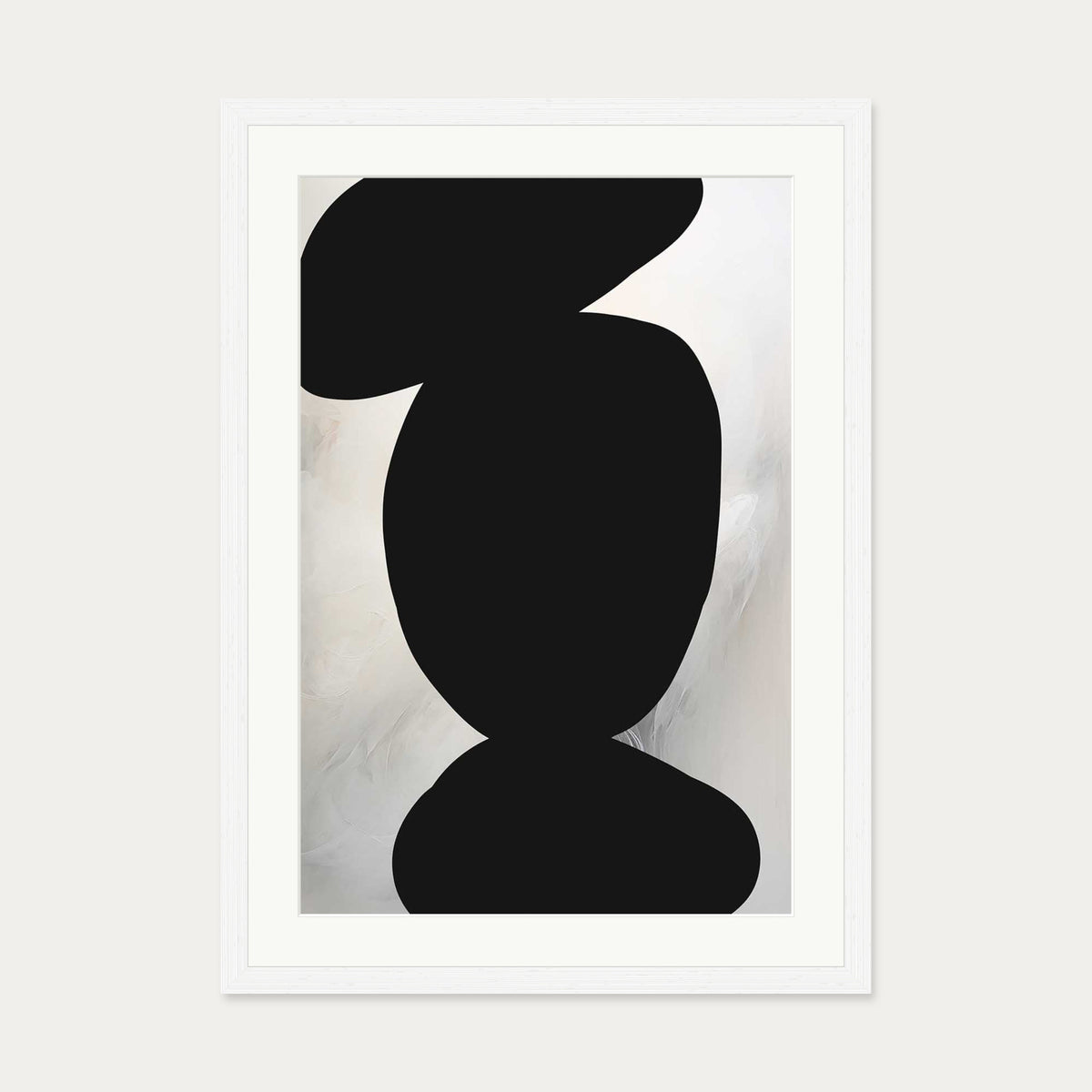Balancing Expression II Art Print — 50 x 70 cm — White Frame