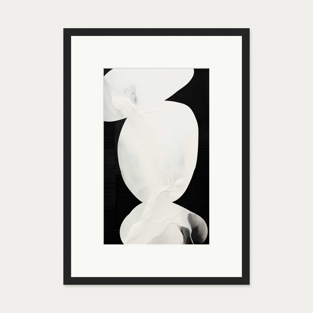 Balancing Time Art Print — 50 x 70 cm — Black Frame