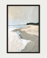 Walking On The Beach Art Print