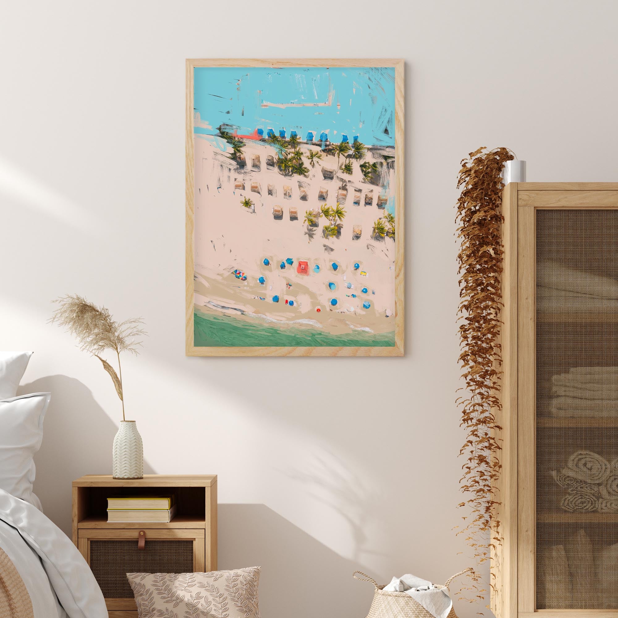 Beach Study Framed Print