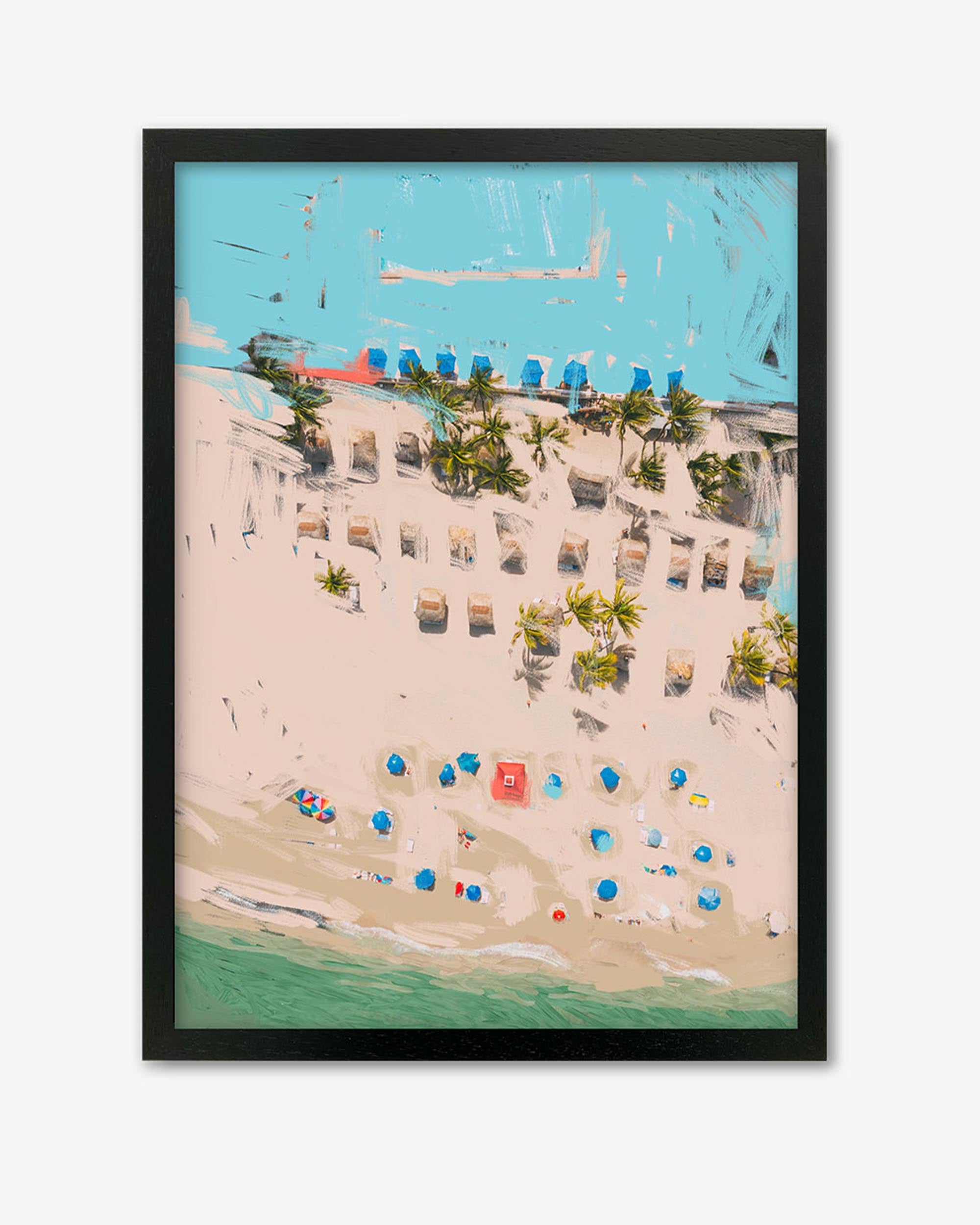 Beach Study Framed Print