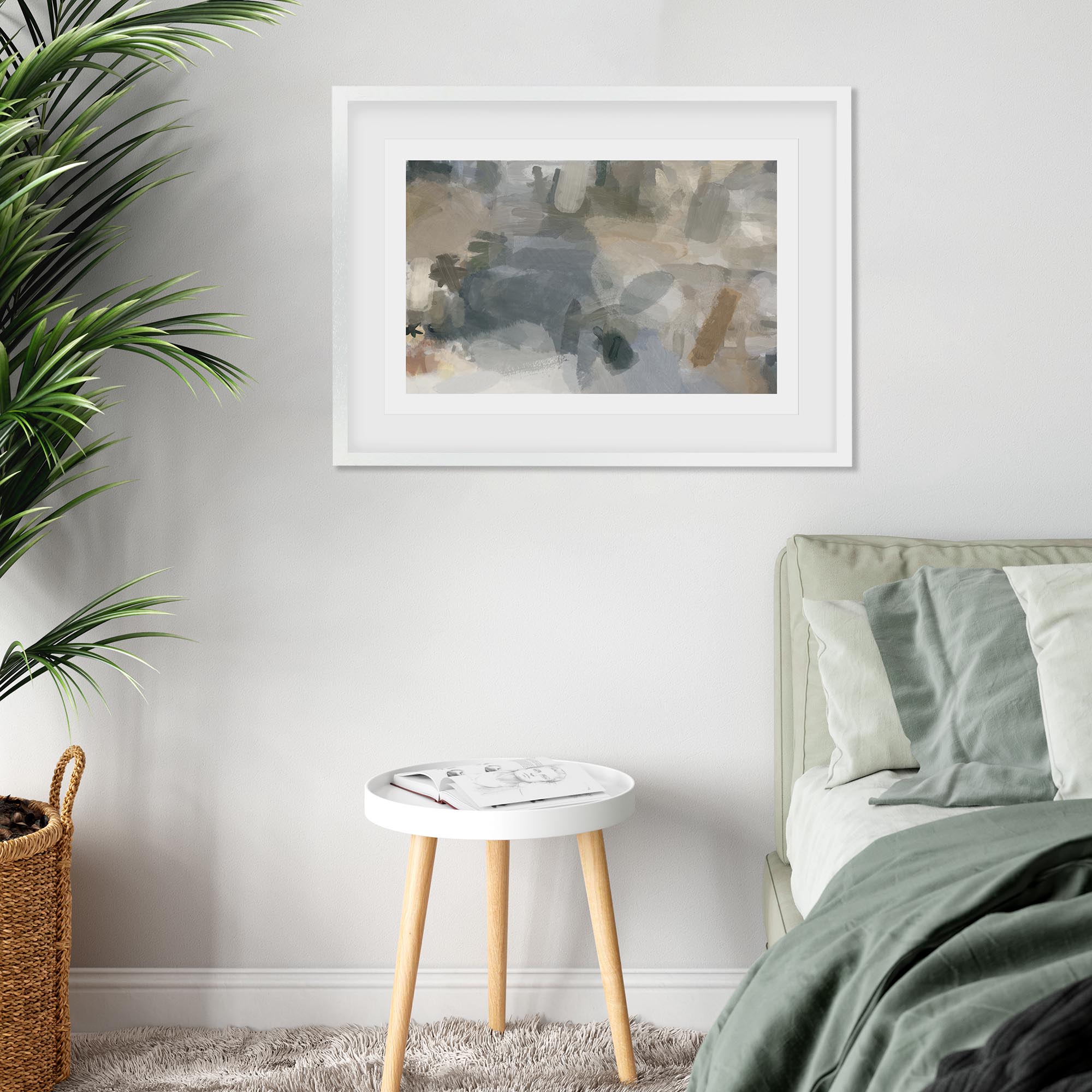 Impressionist Neutral Mood Framed Print