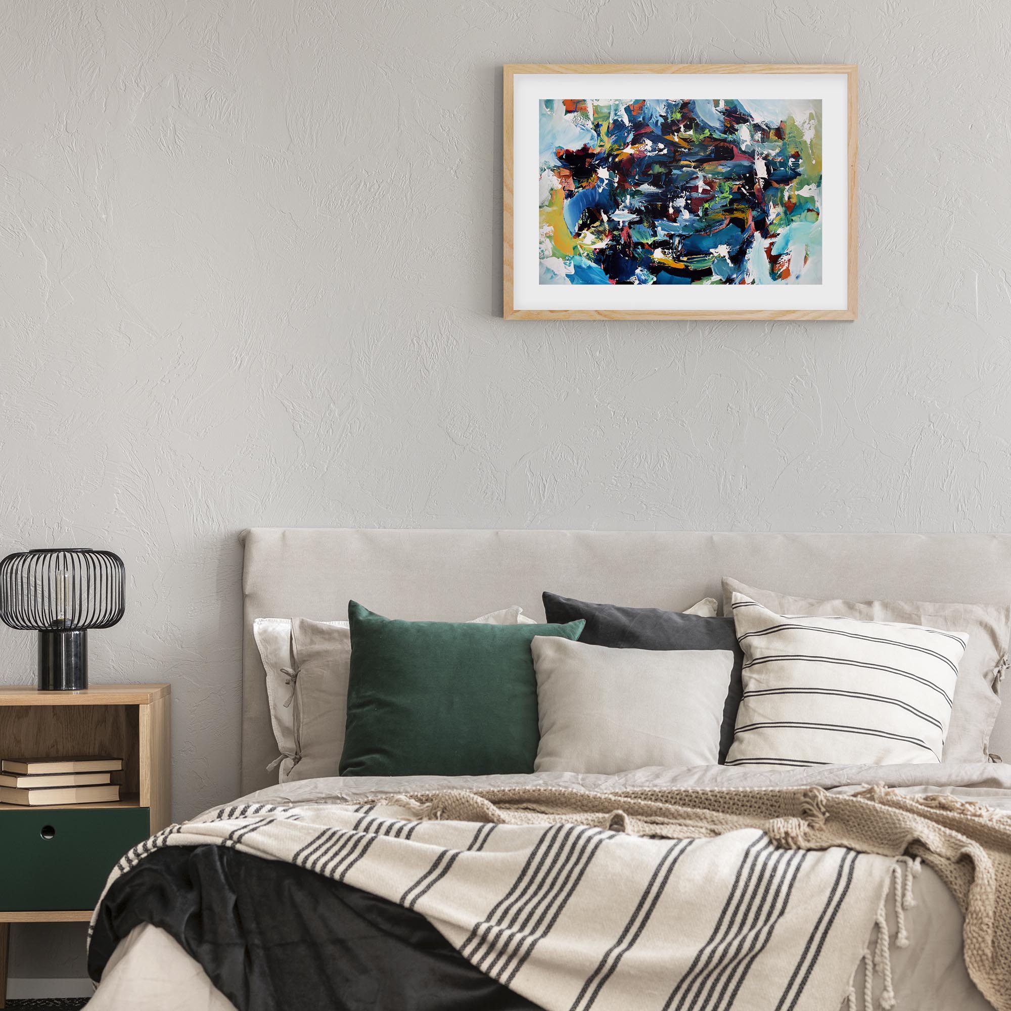 Abstract 431 Framed Art