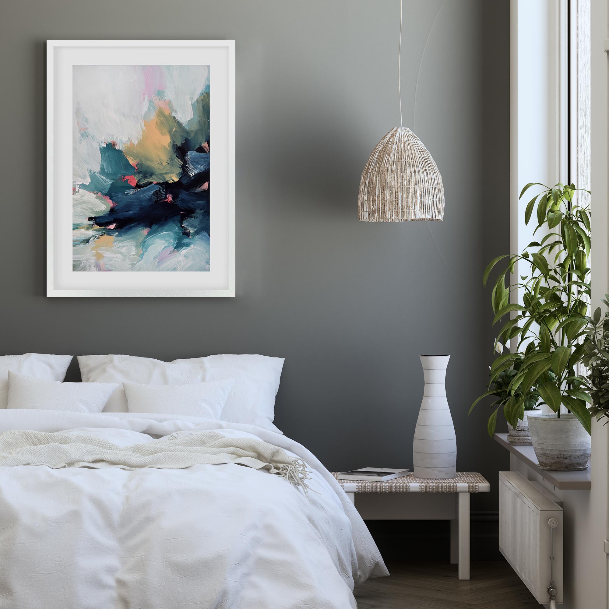 Abstract 467 Framed Art