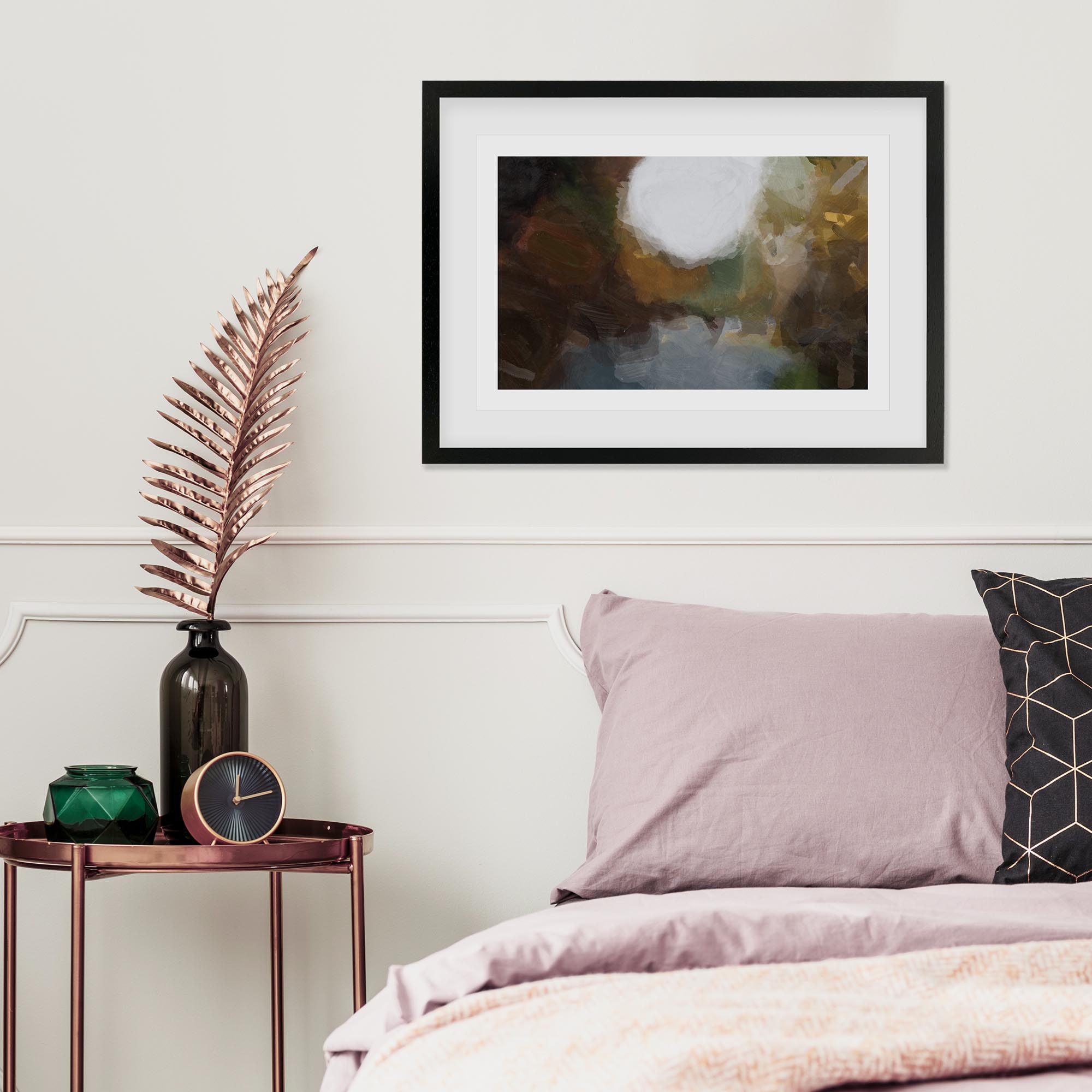Impressionist Into The Light Framed Print