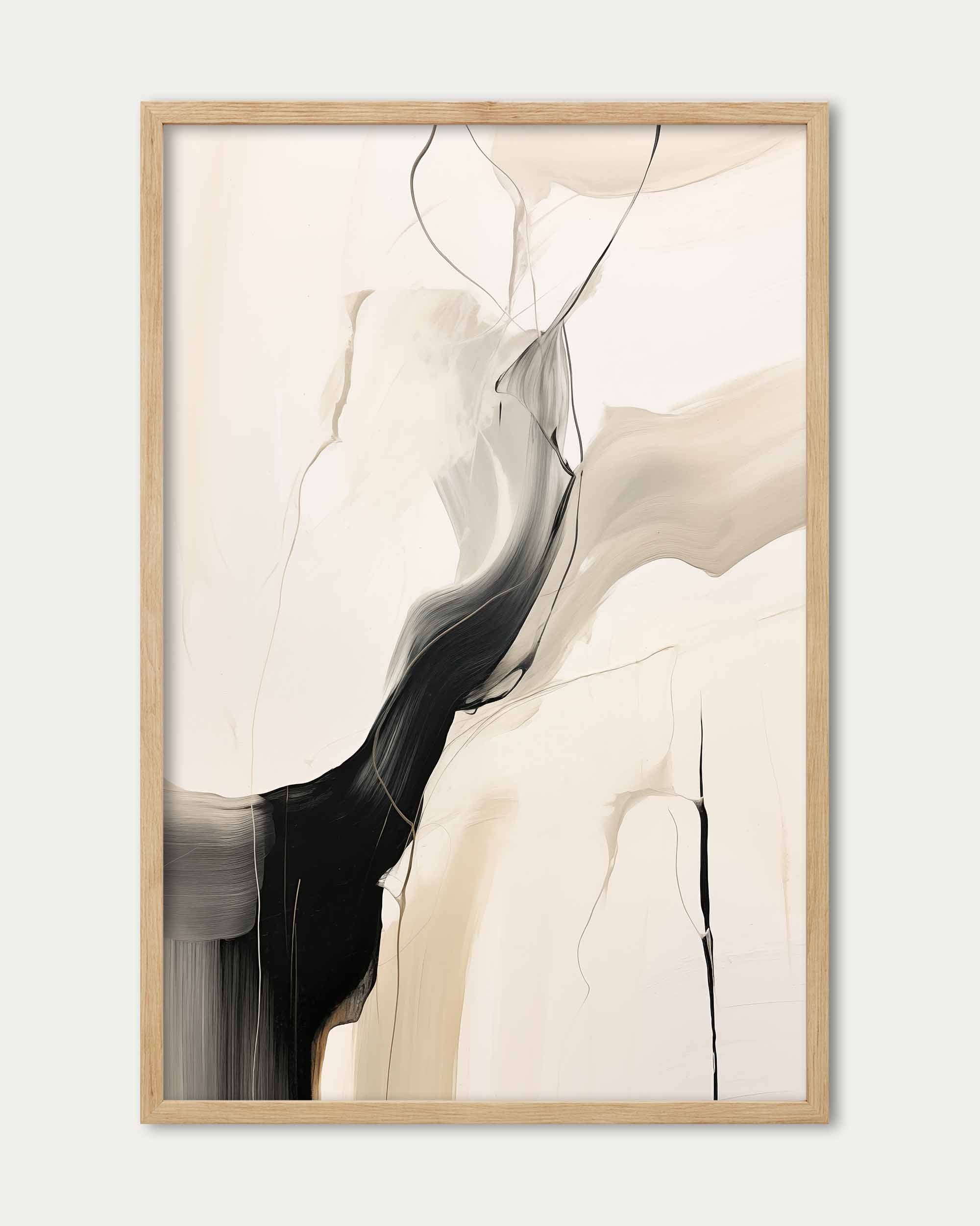 Abstract Beige Art Print