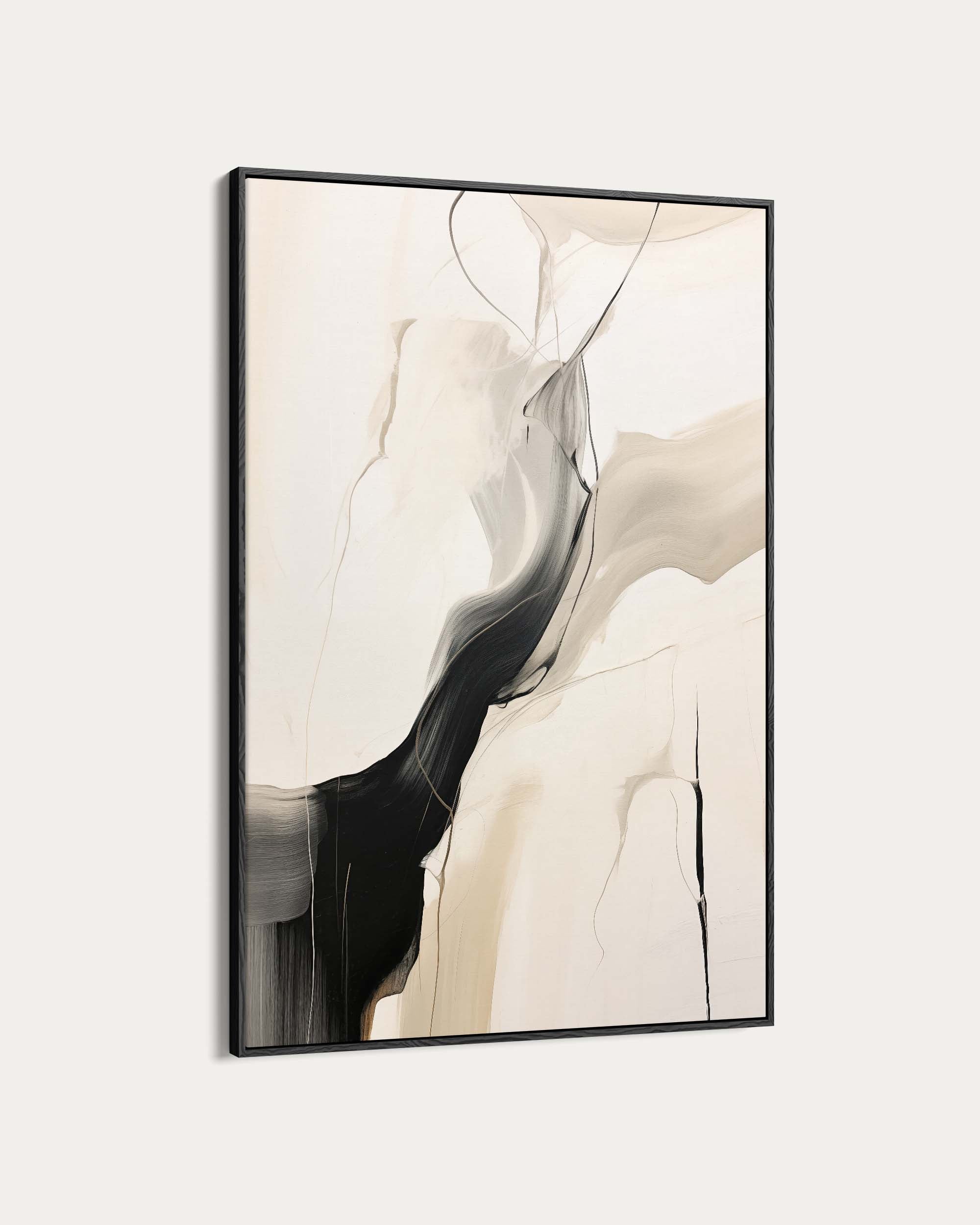 Abstract Beige Art Print