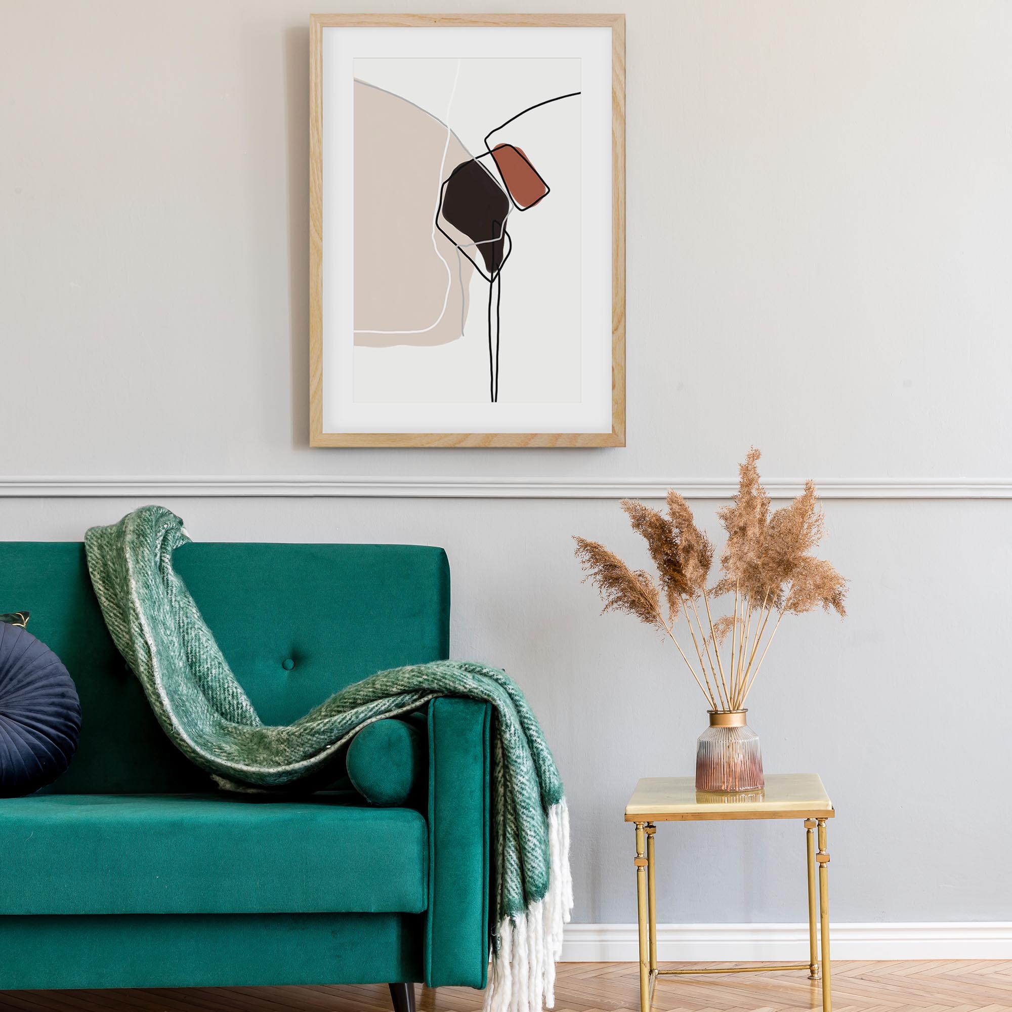 Beige & Cream Framed Art