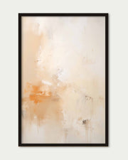 Abstract Peach Art Print