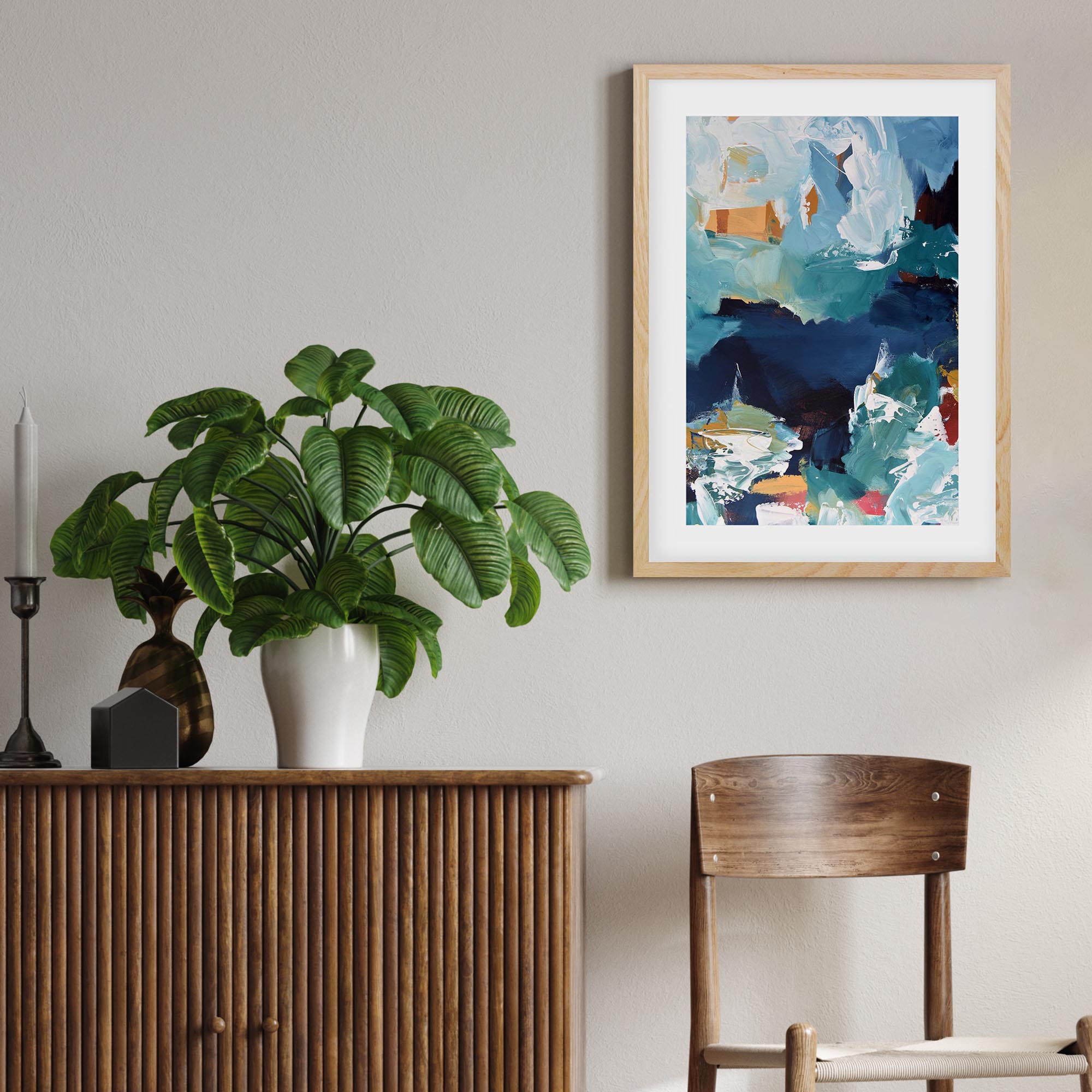 Abstract 331 Framed Art