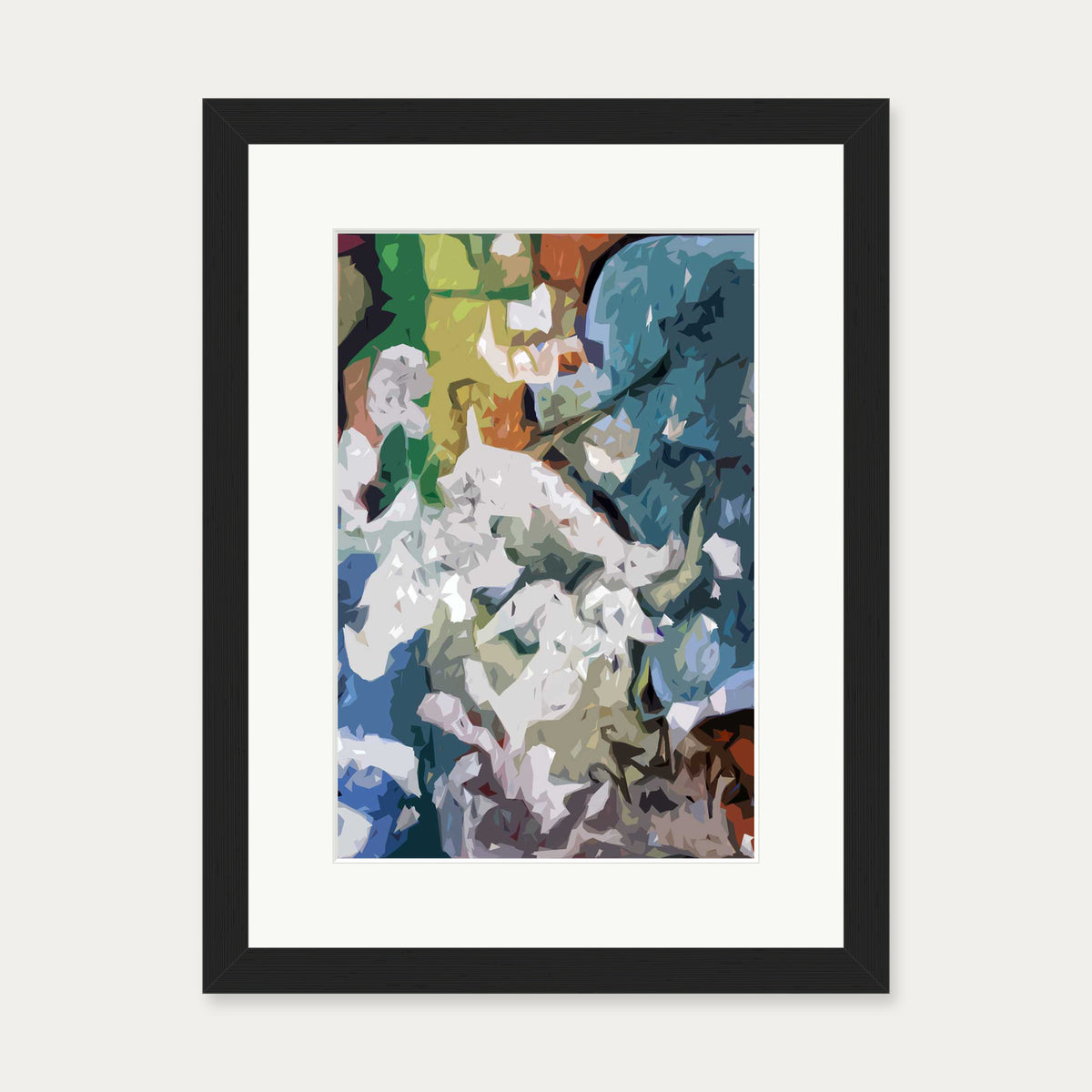 Berlin Wall Art Print — 30 x 40 cm — Black Frame