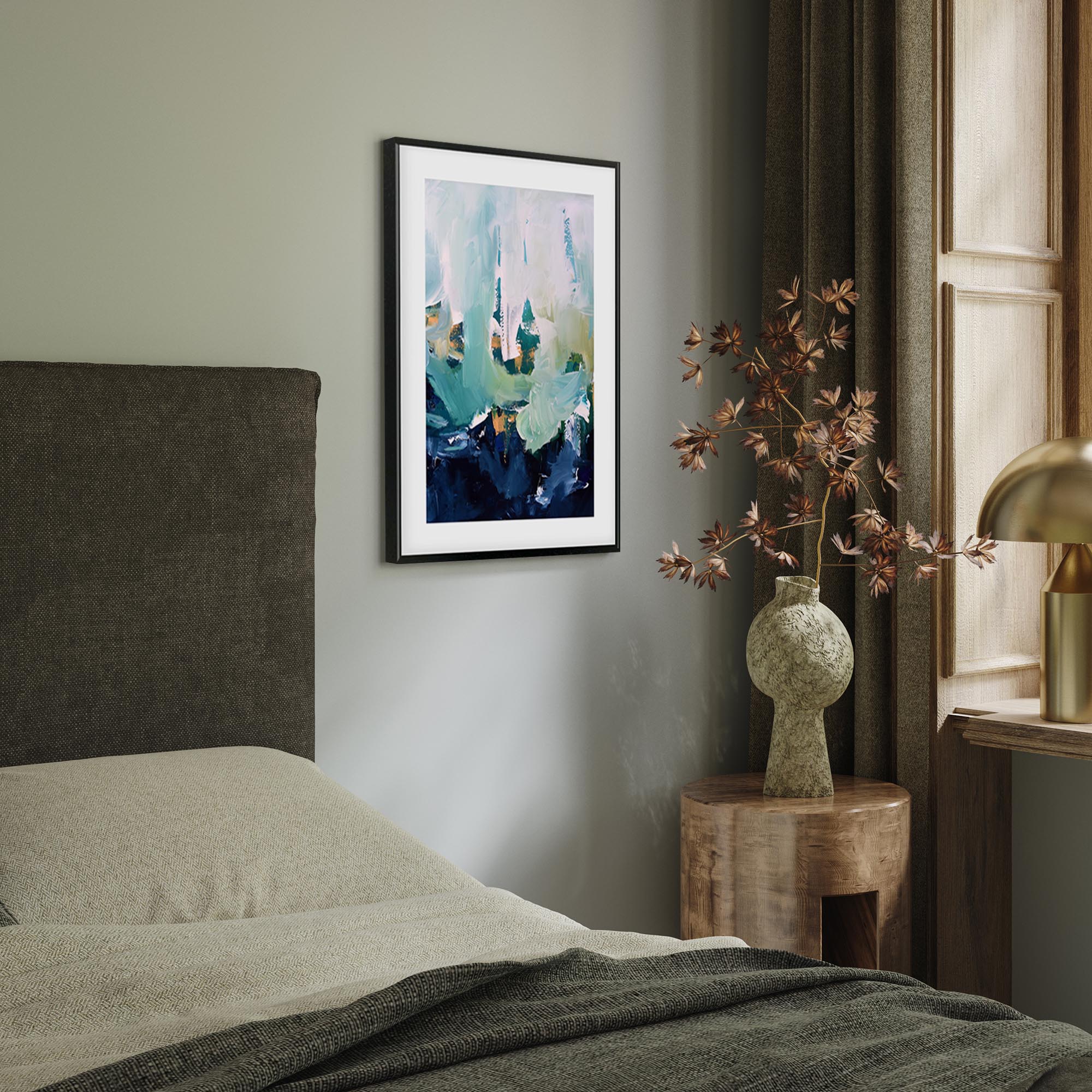 Abstract 175 Framed Art