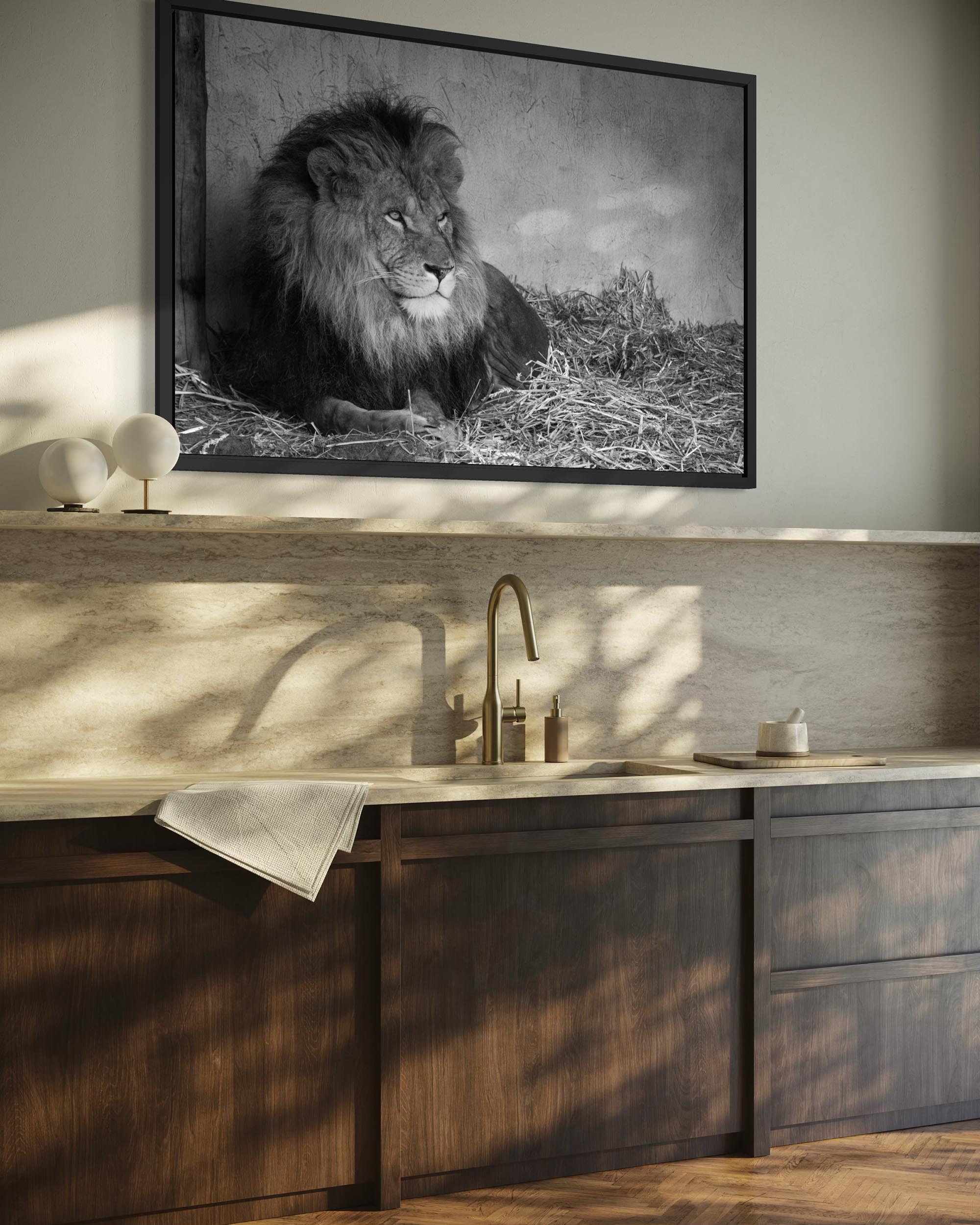Lion's Den Art Print