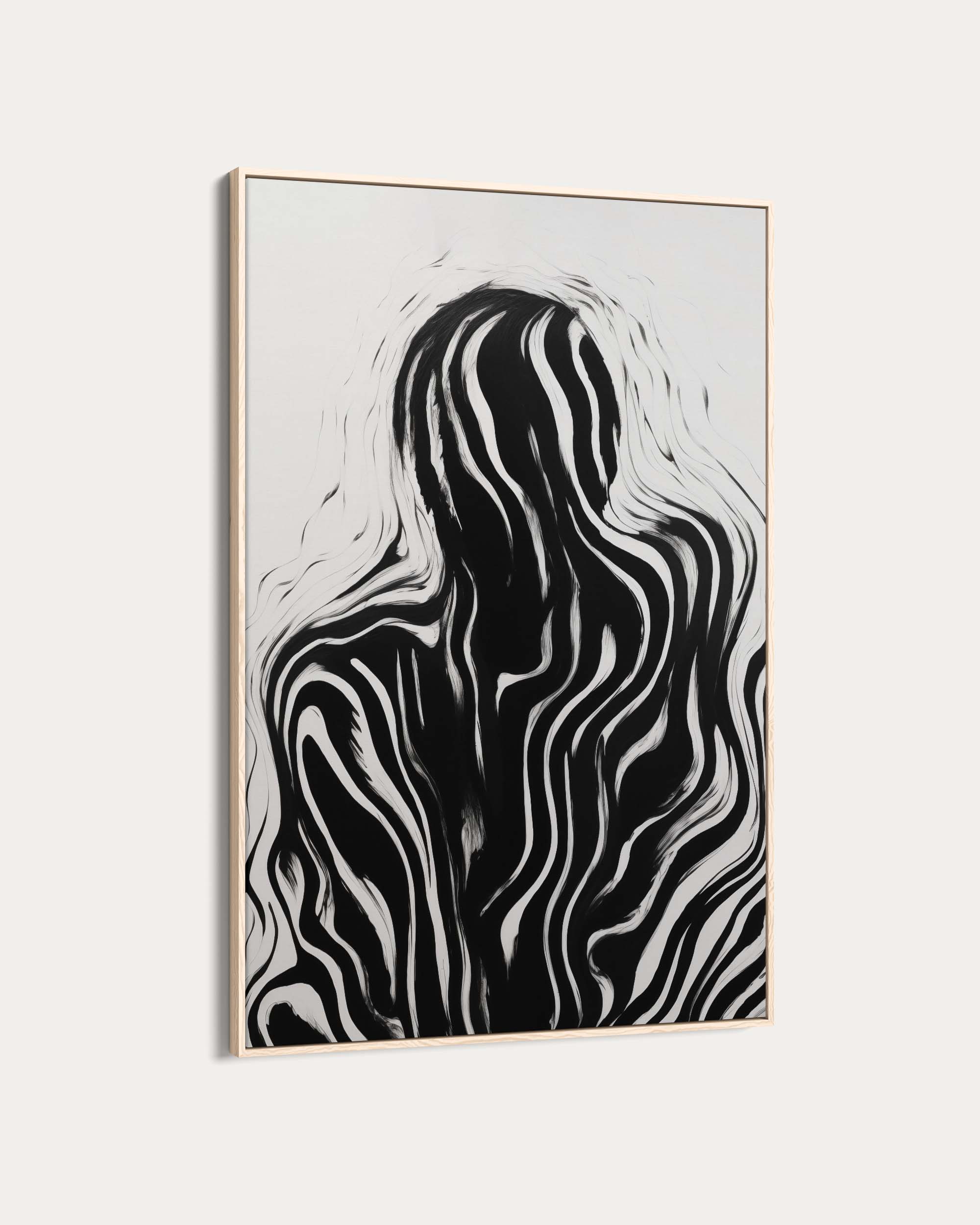 Monochrome Shadows II Art Print