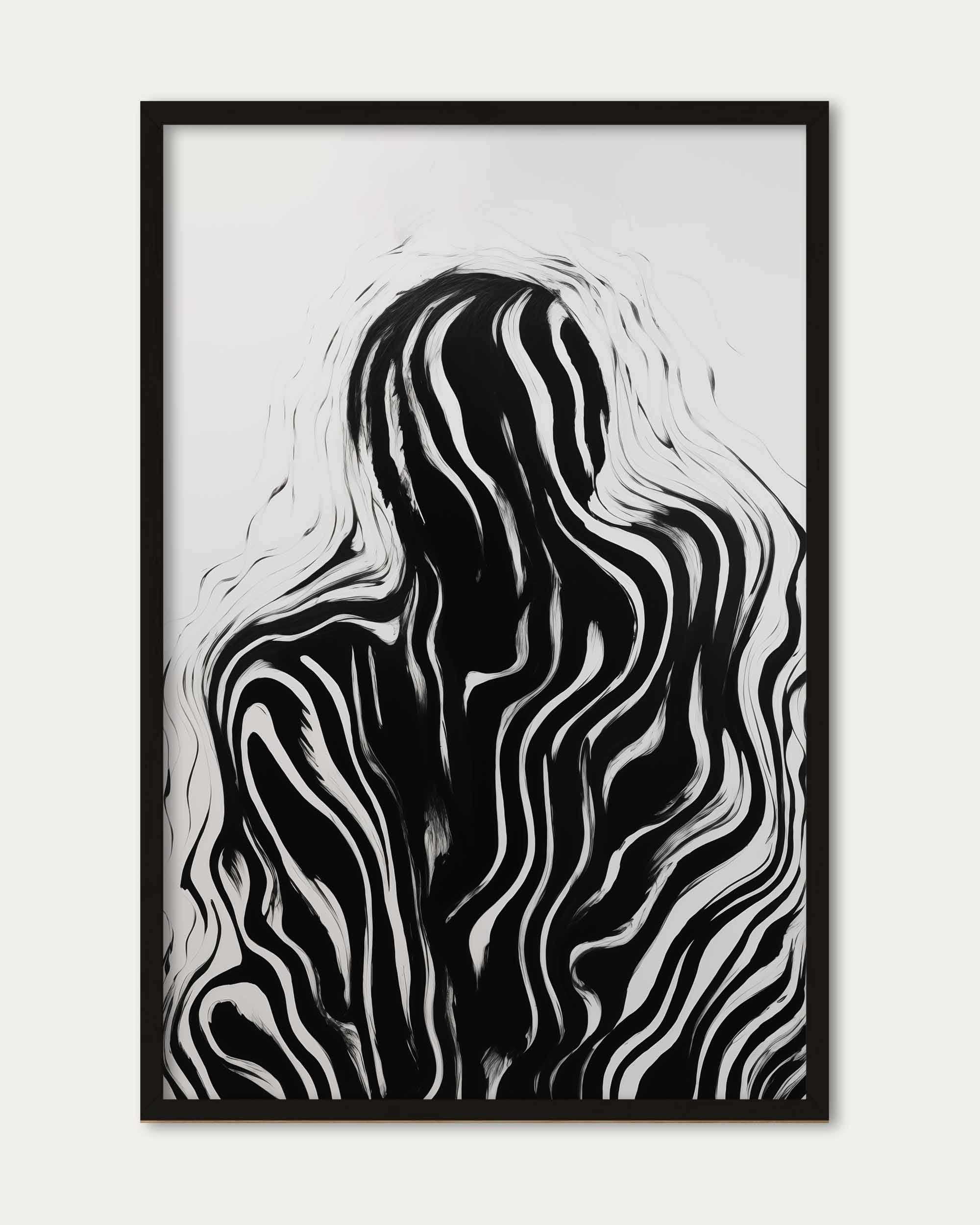 Monochrome Shadows II Art Print