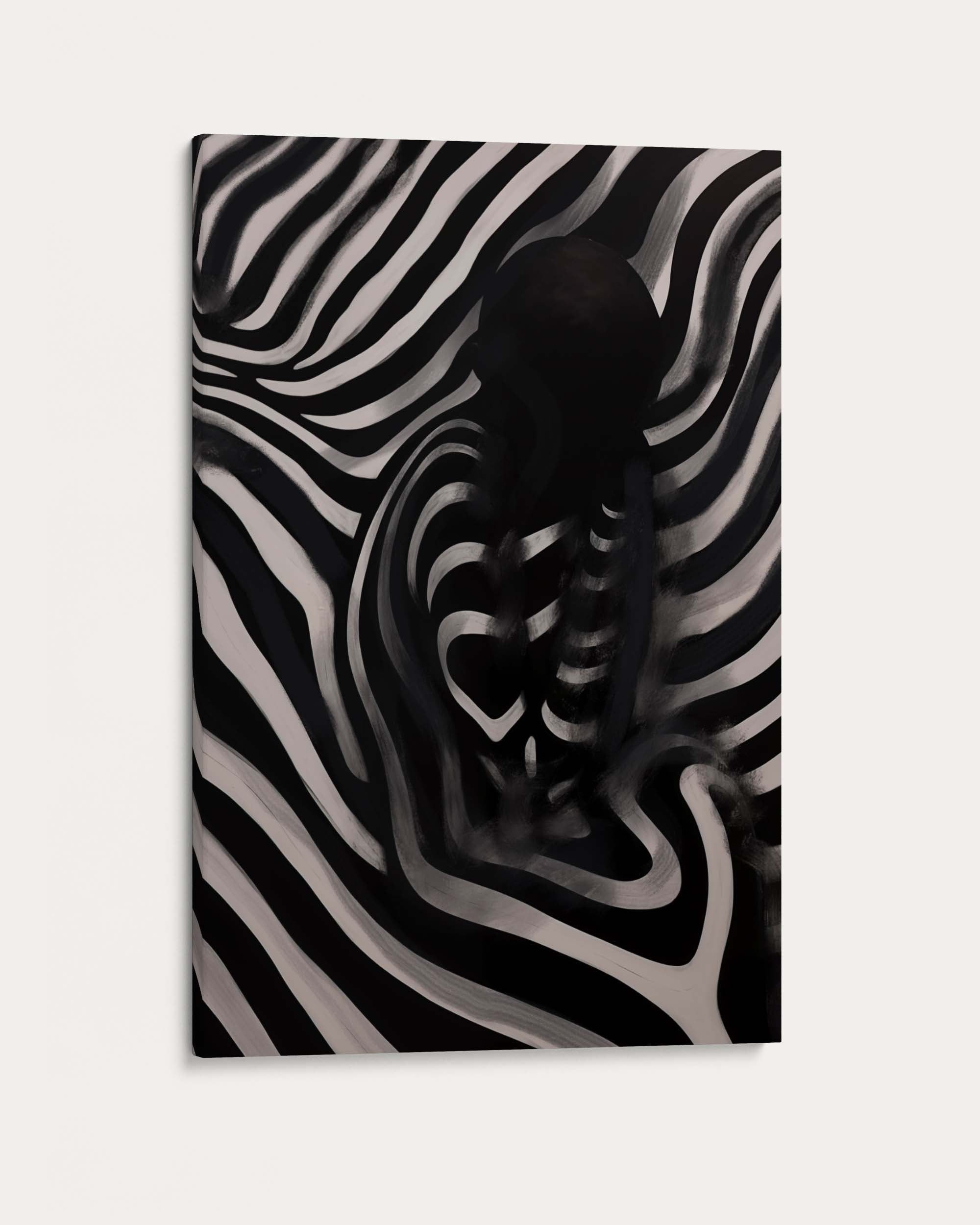 Monochrome Shadows IV Art Print