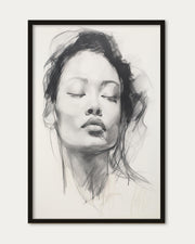 Lucille Pencil Drawing II Art Print