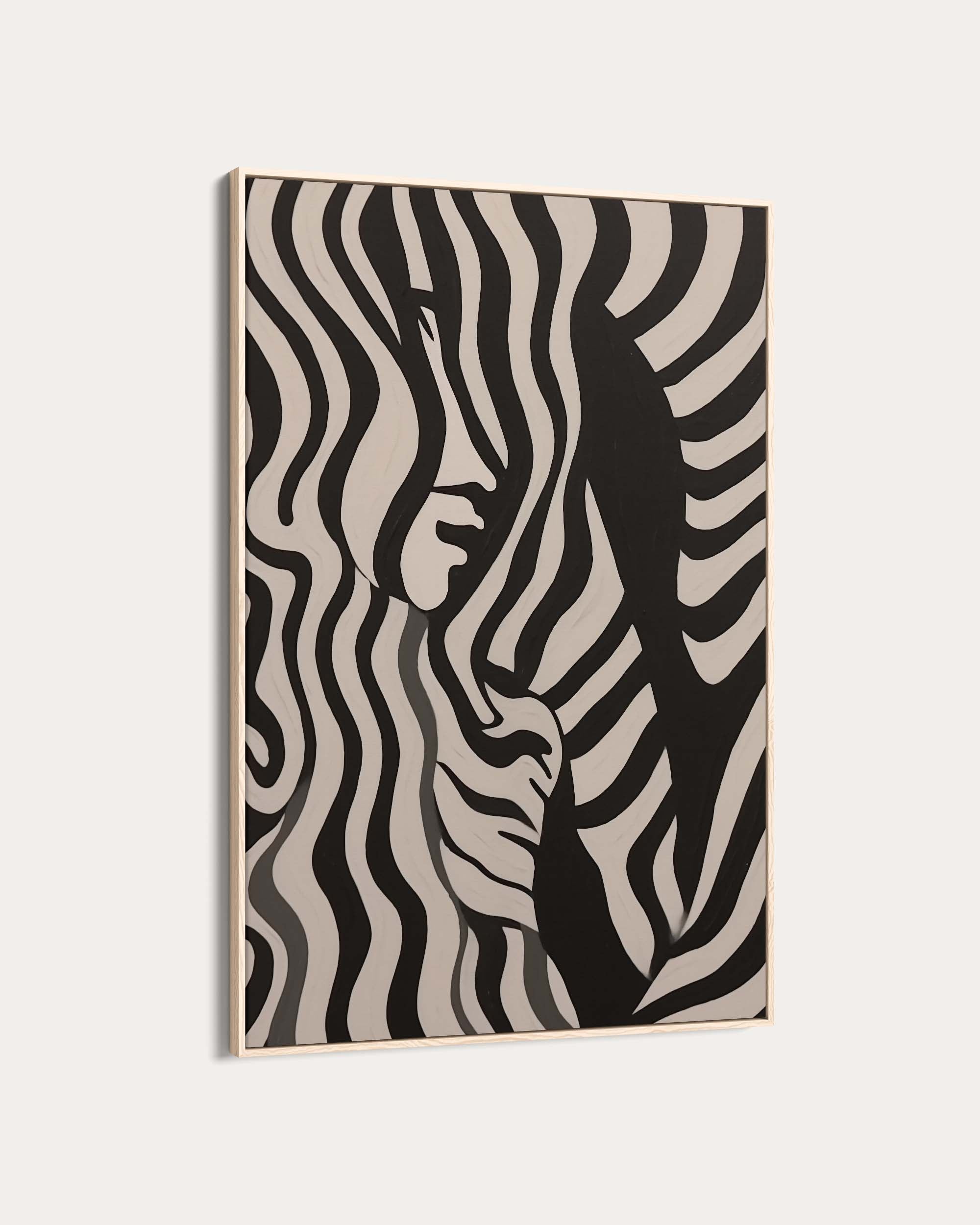 Monochrome Shadows Art Print