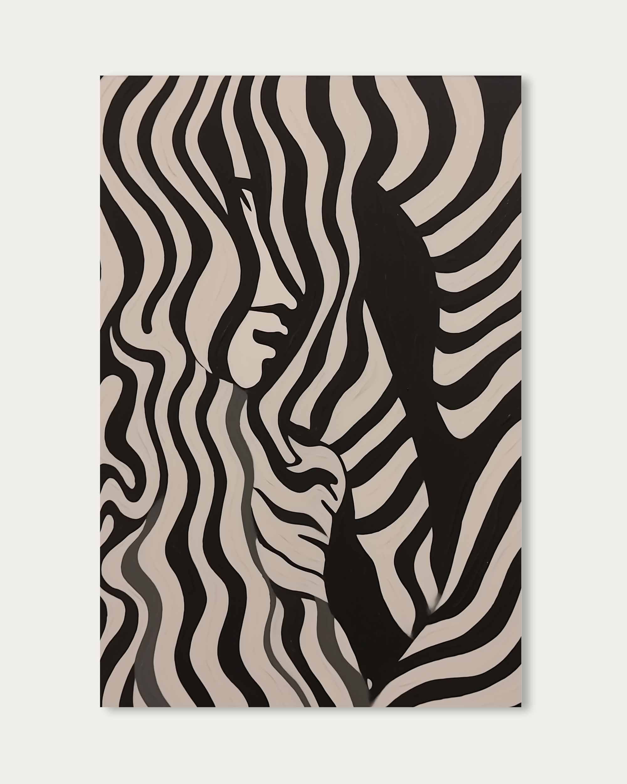 Monochrome Shadows Art Print