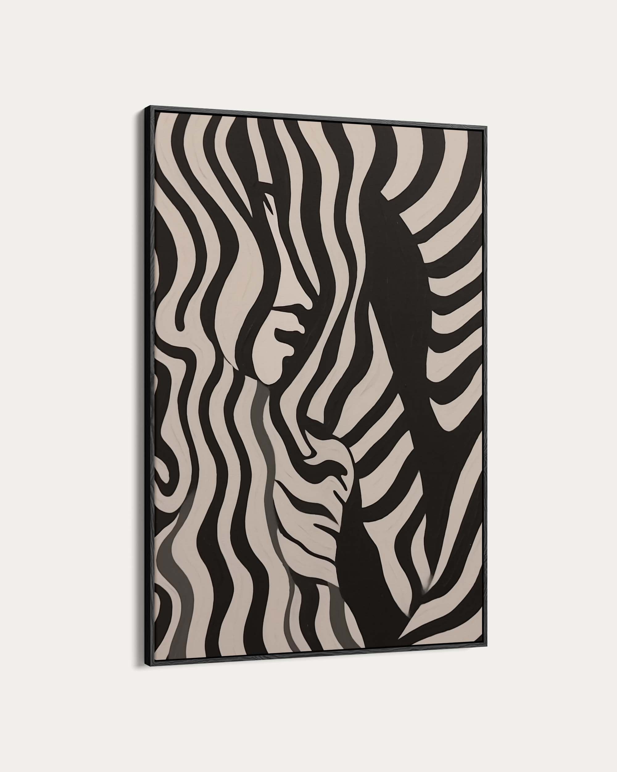 Monochrome Shadows Art Print