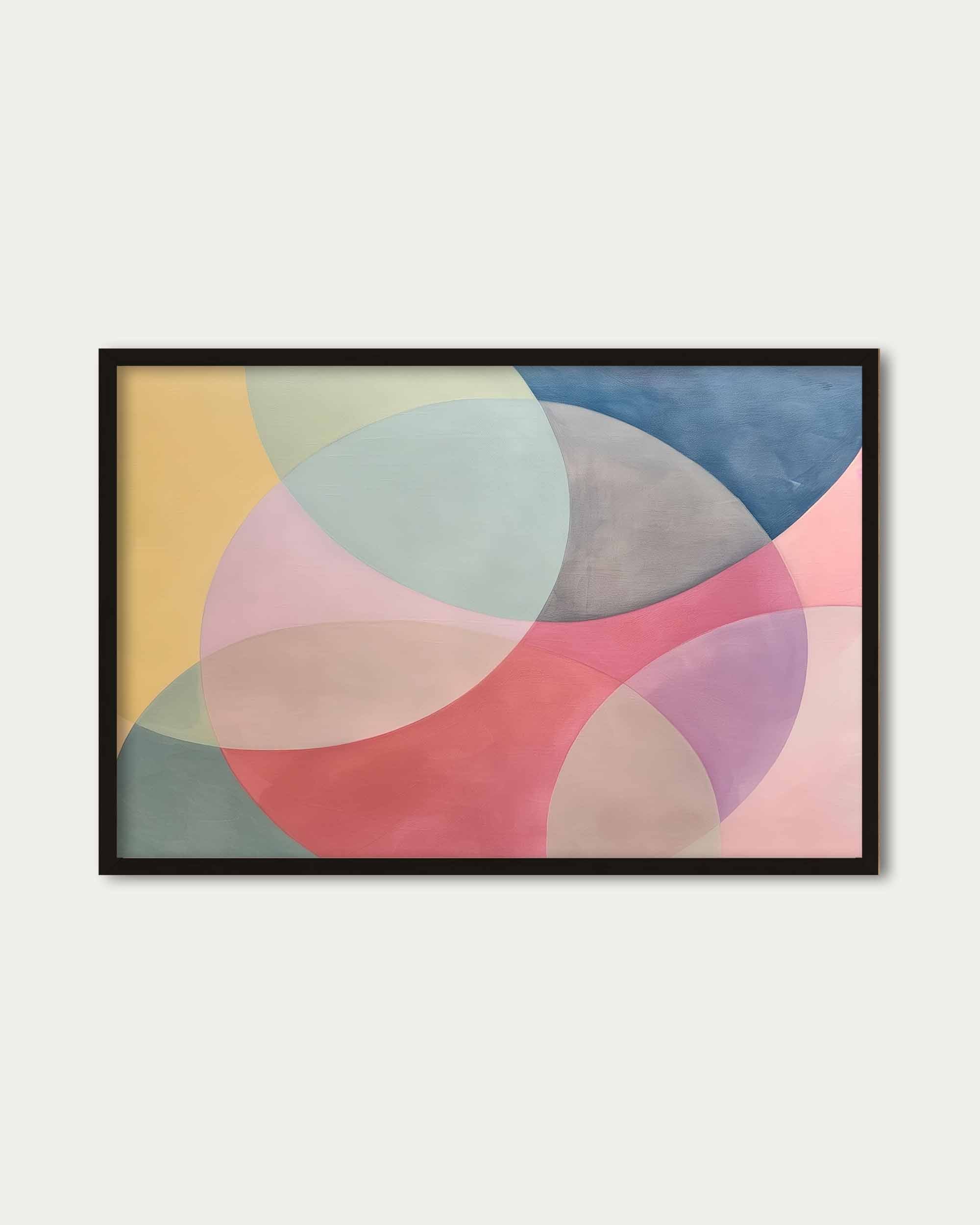 Colourful Circles Art Print