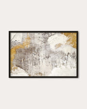 Golden Abstract Texture Wall Art Print