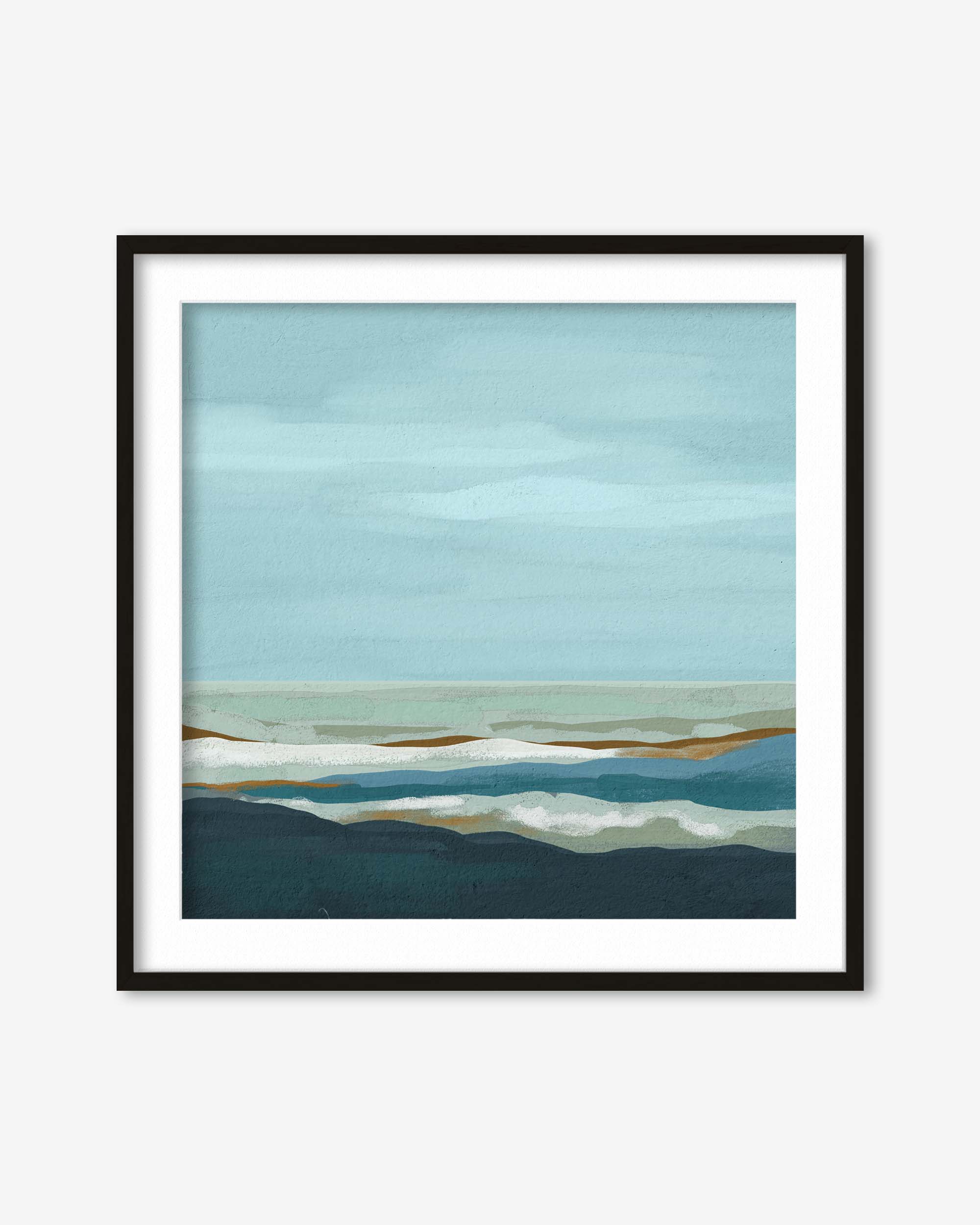 Abstract Seascape Art Print