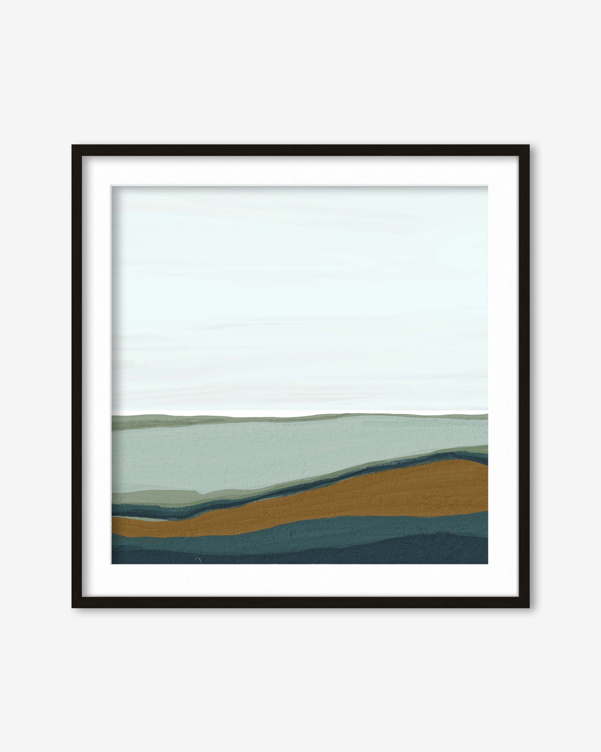 Sky and Seascape Abstract Art Print