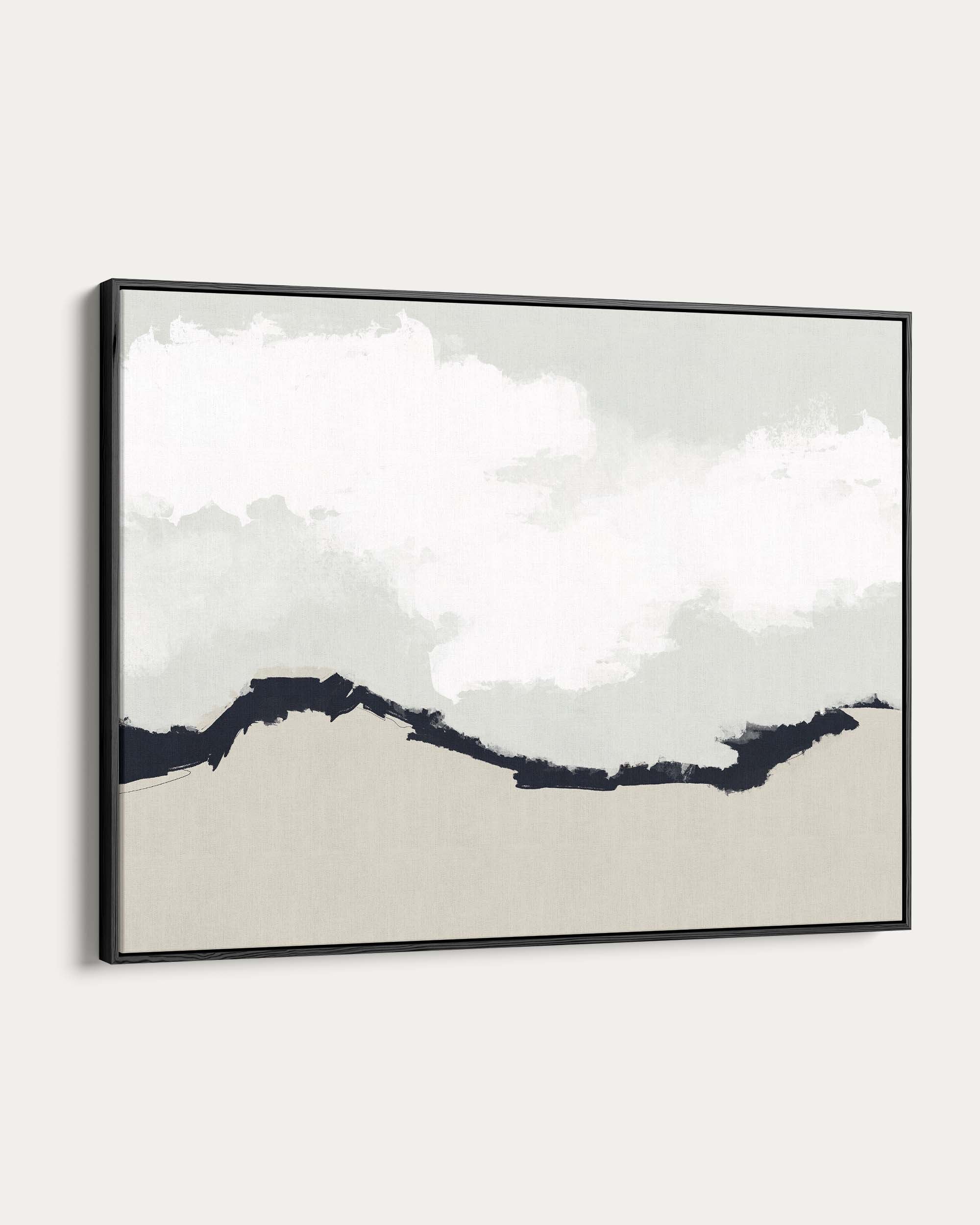 Fading Coastline Canvas Art