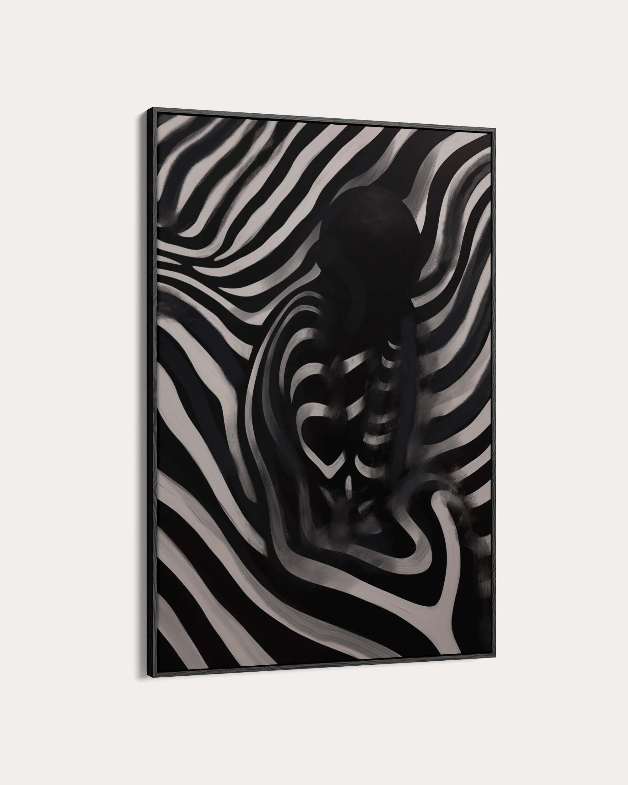 Monochrome Shadows IV Art Print