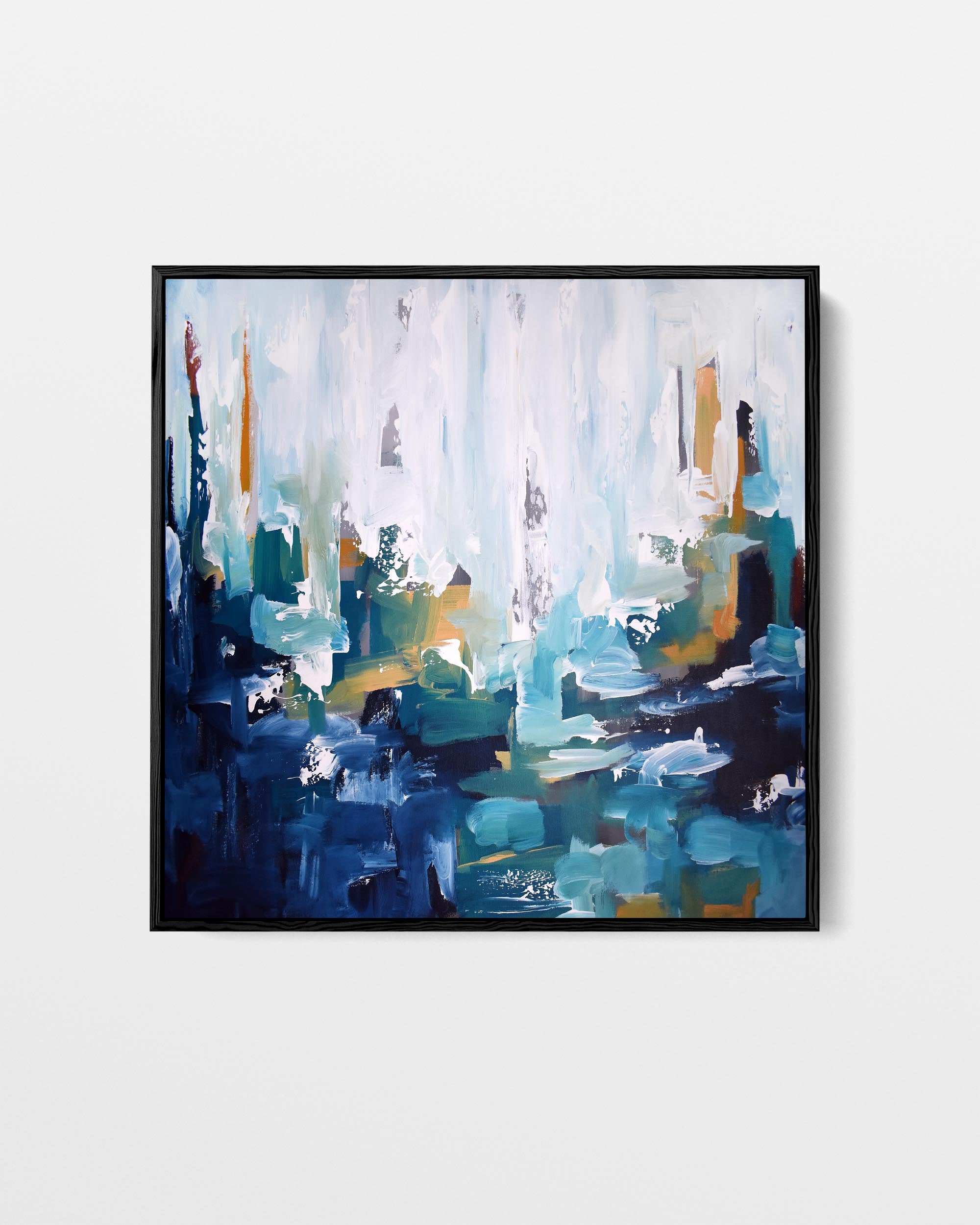 Abstract Forest Canvas Art