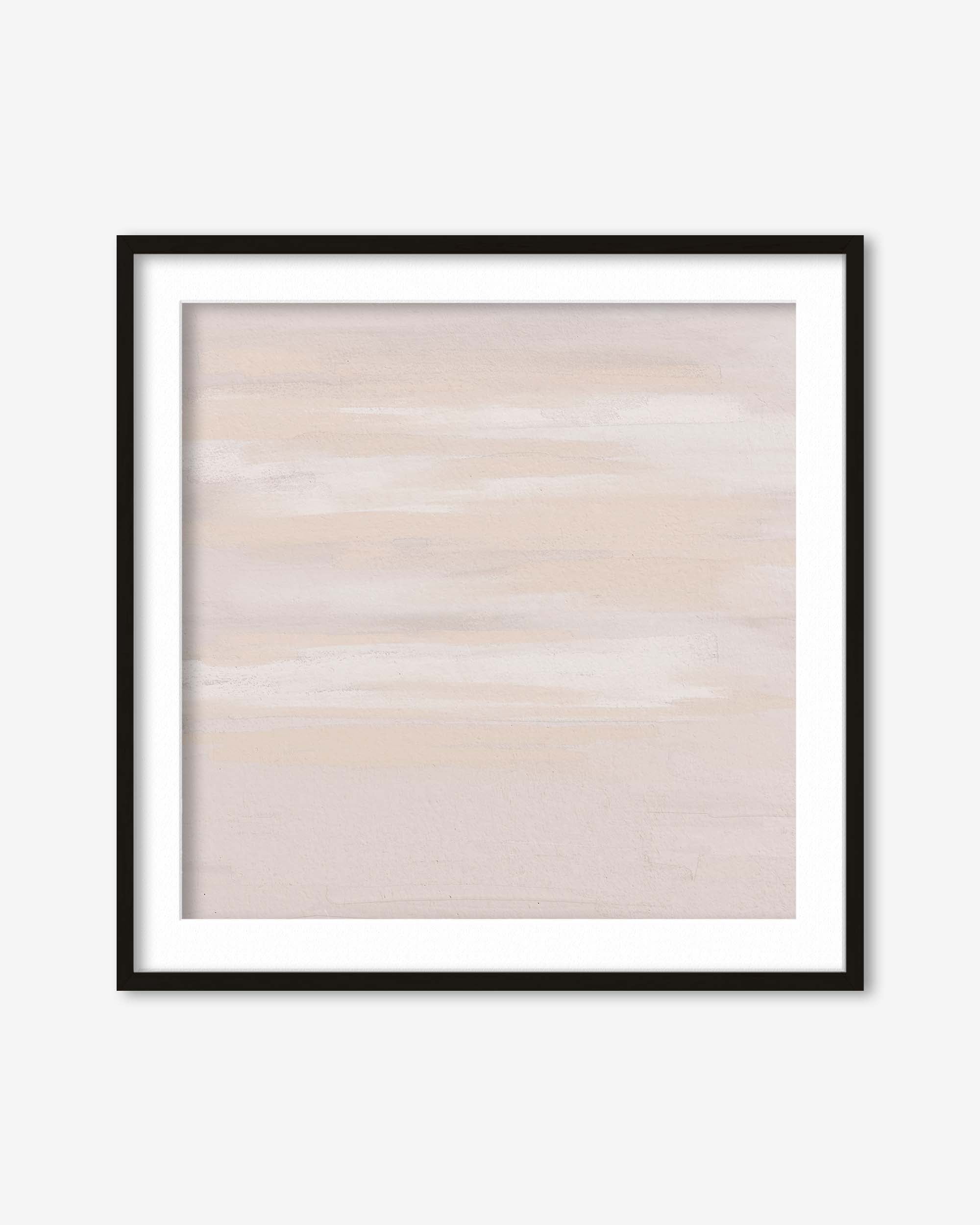 Abstract Peach Sky Art Print