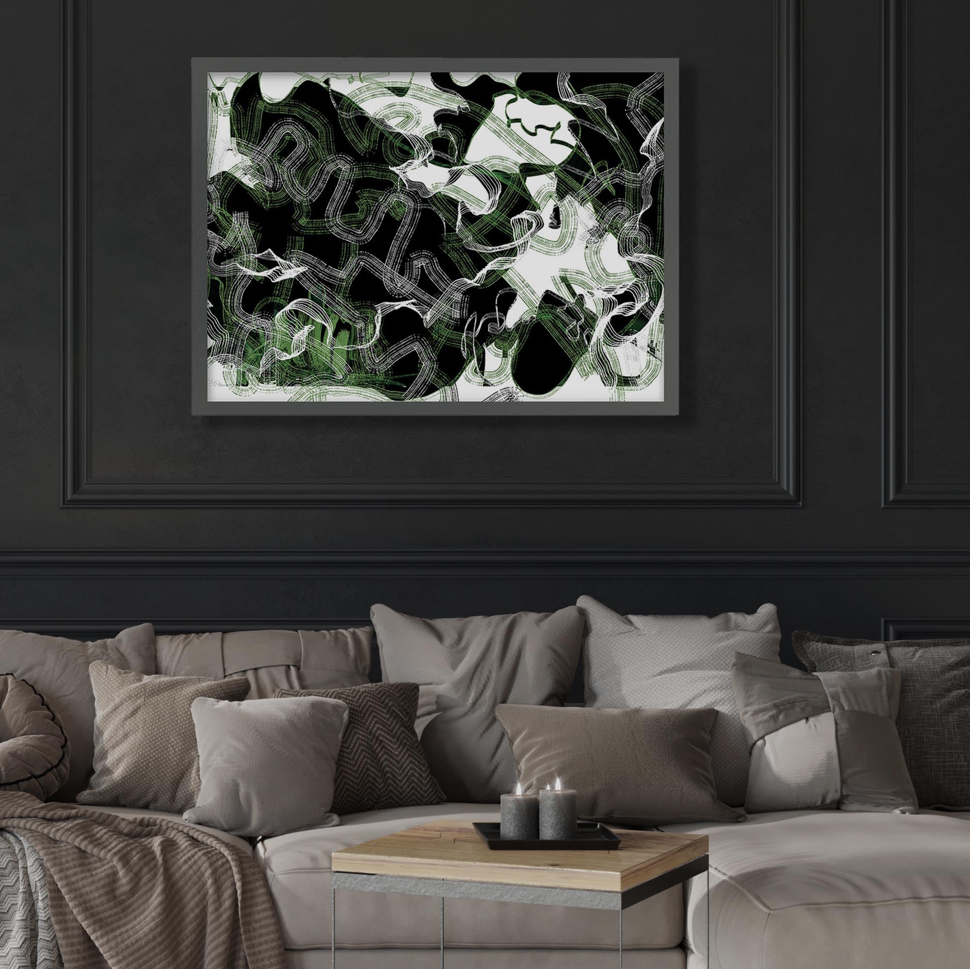 Abstract Impressions Framed Print