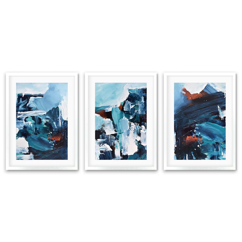 Blue Waters - Print Set Of 3