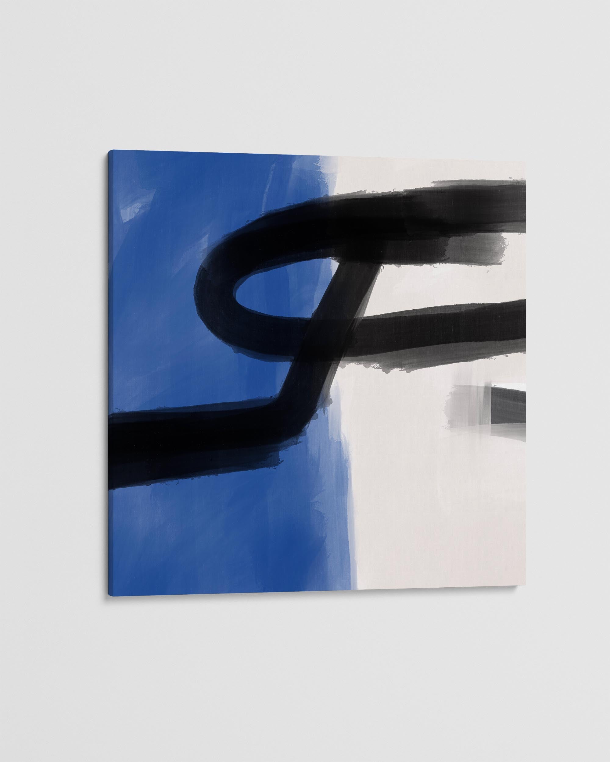 Blue Crossroads Canvas Art