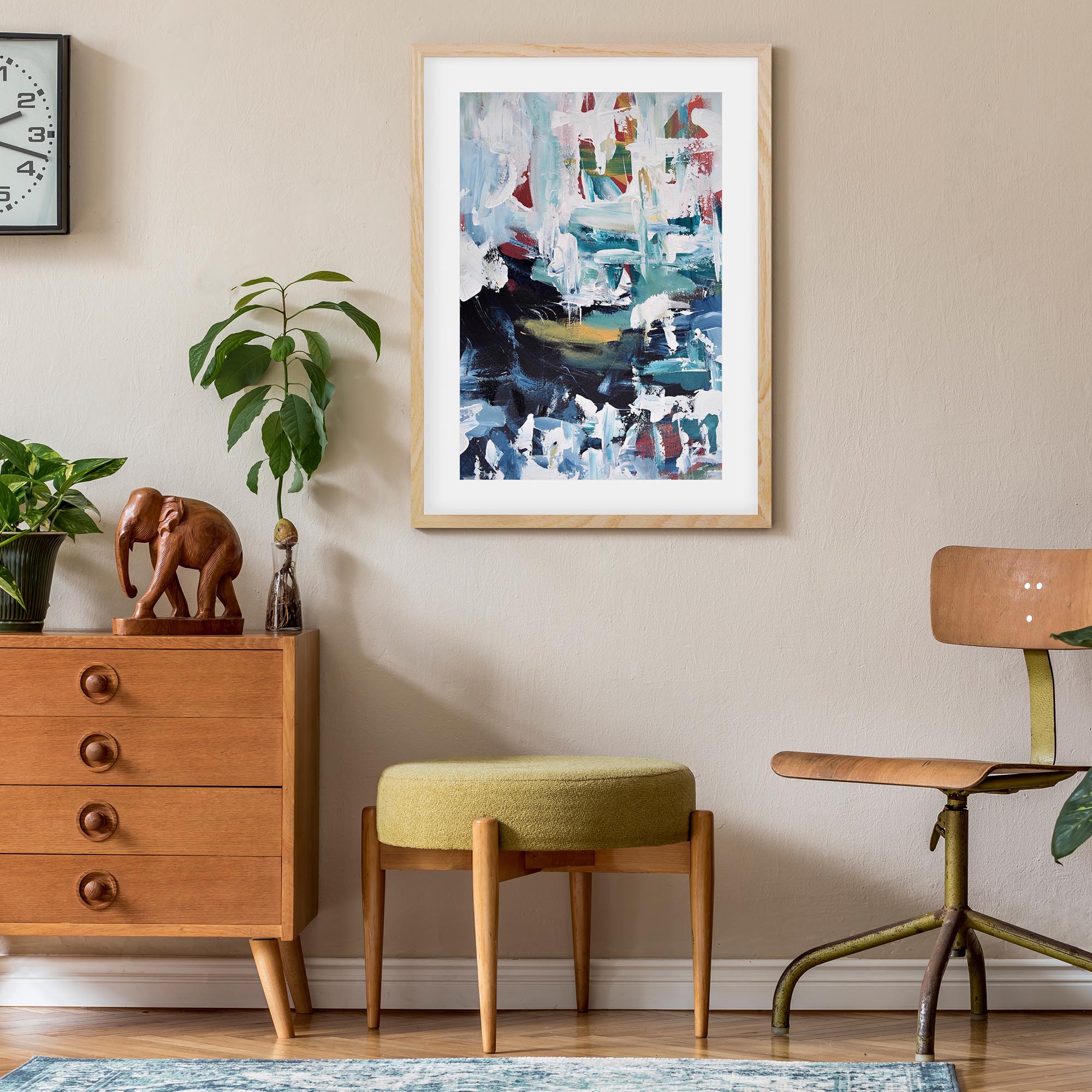 Abstract 275 Framed Art